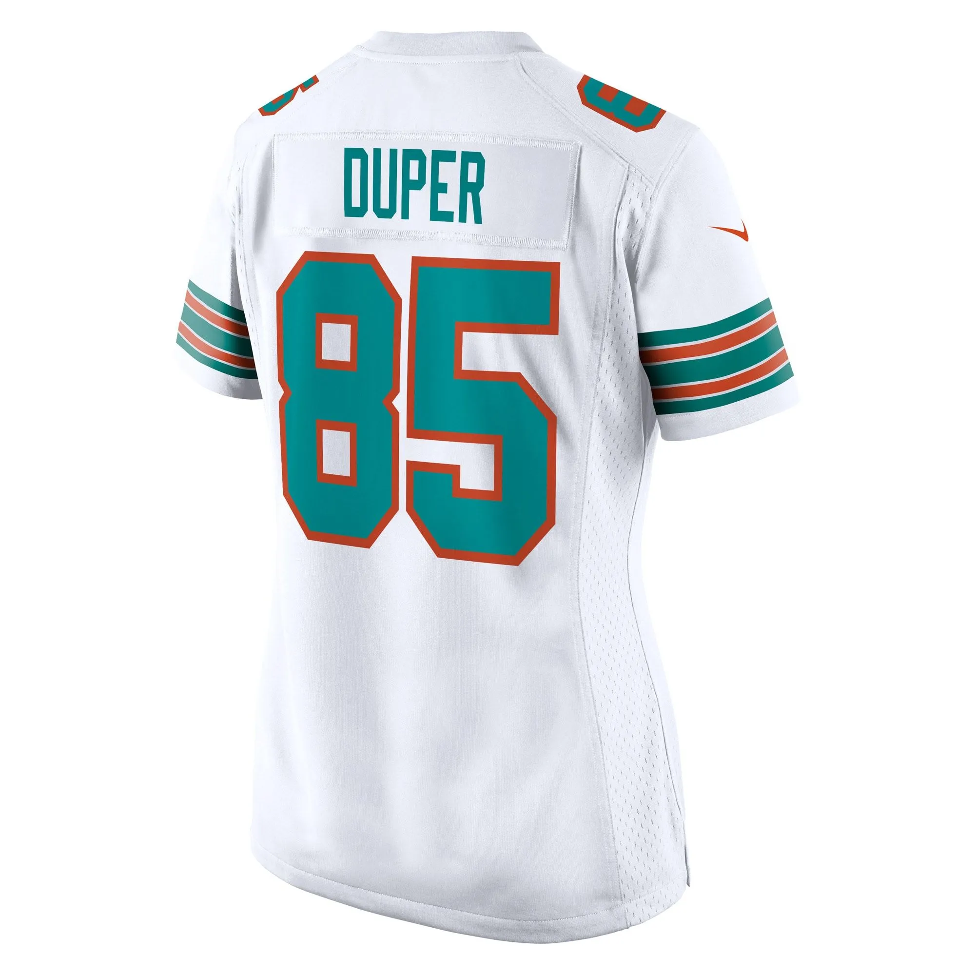 Mark Duper Miami Dolphins  Women's Retired Player Jersey - White