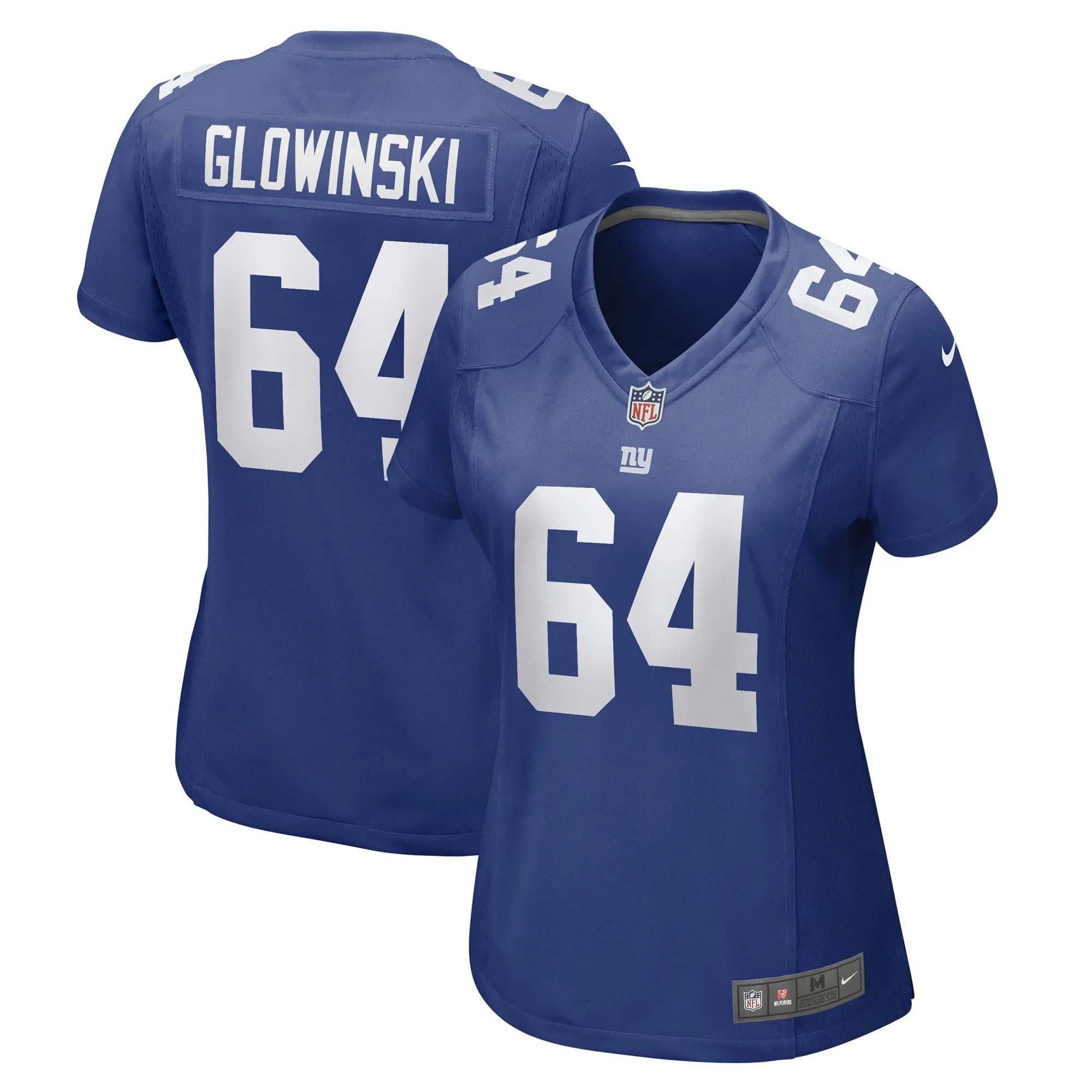 Mark Glowinski New York Giants  Women's Game Player Jersey - Royal