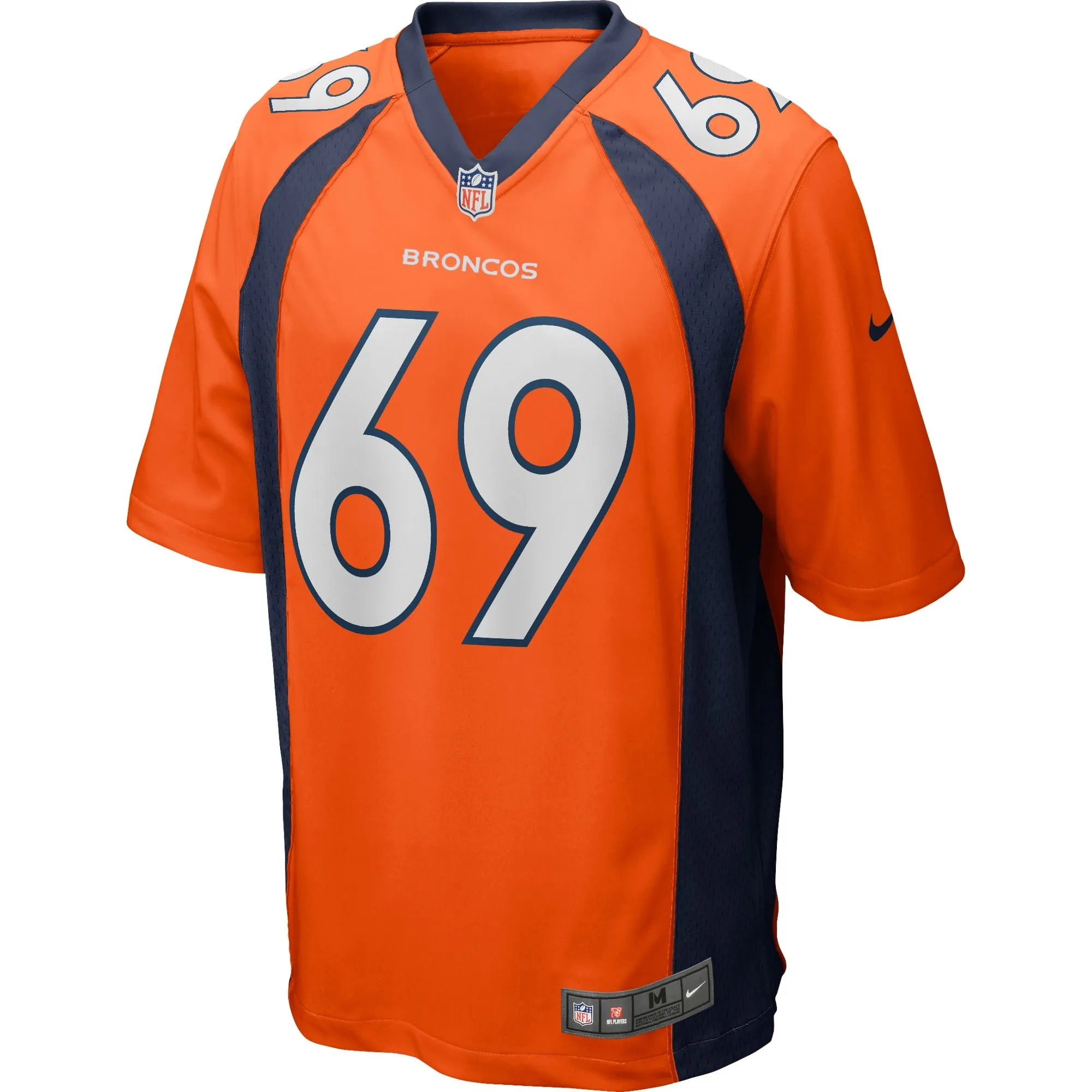 Mark Schlereth Denver Broncos  Game Retired Player Jersey - Orange