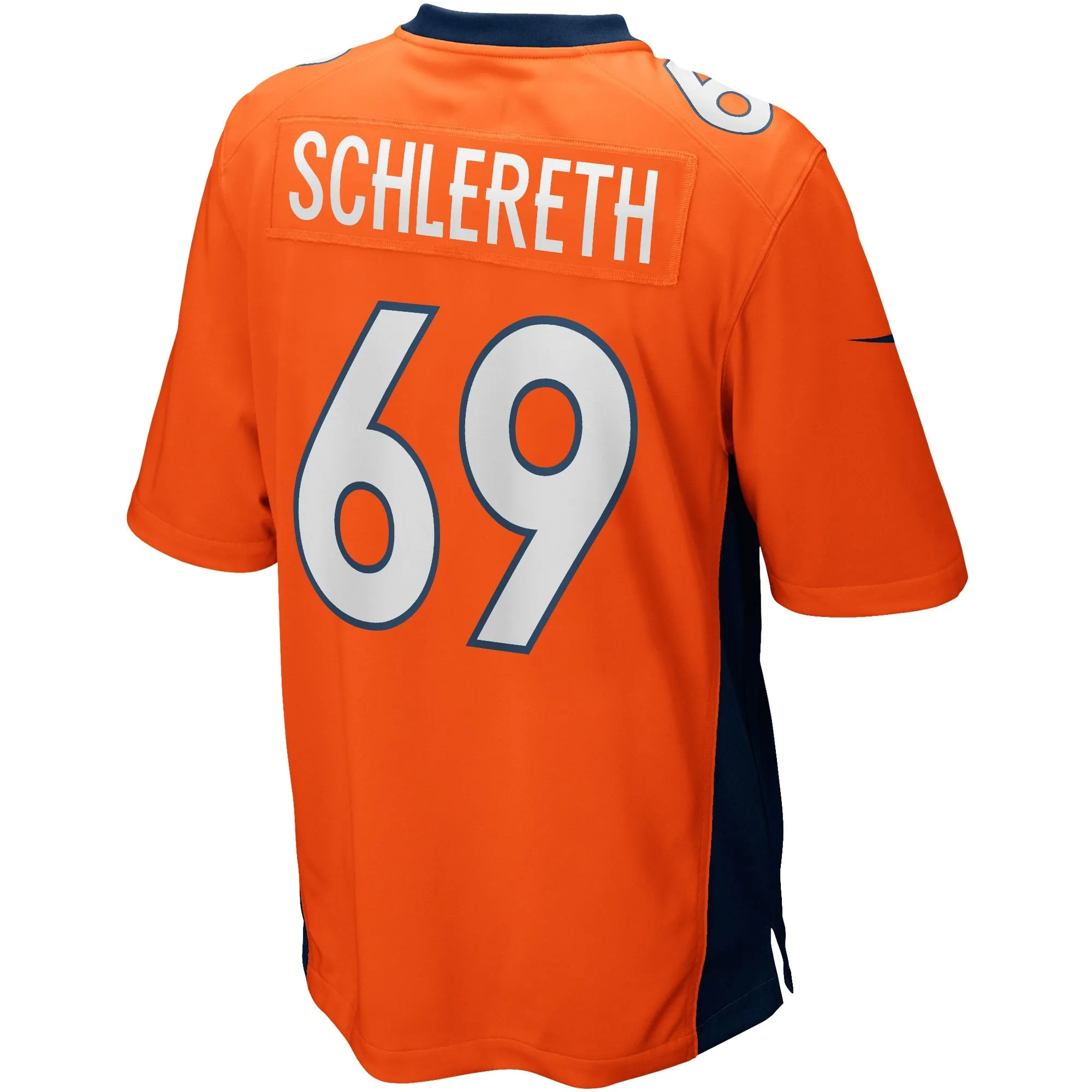 Mark Schlereth Denver Broncos  Game Retired Player Jersey - Orange