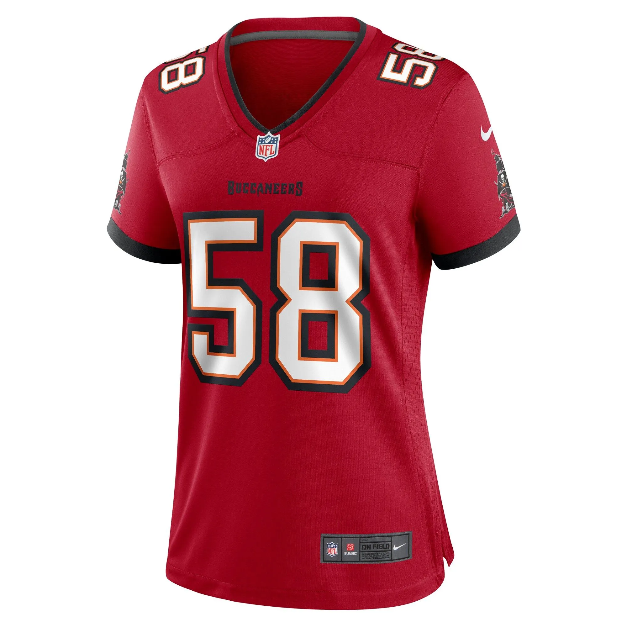 Markees Watts Tampa Bay Buccaneers  Women's  Game Jersey -  Red