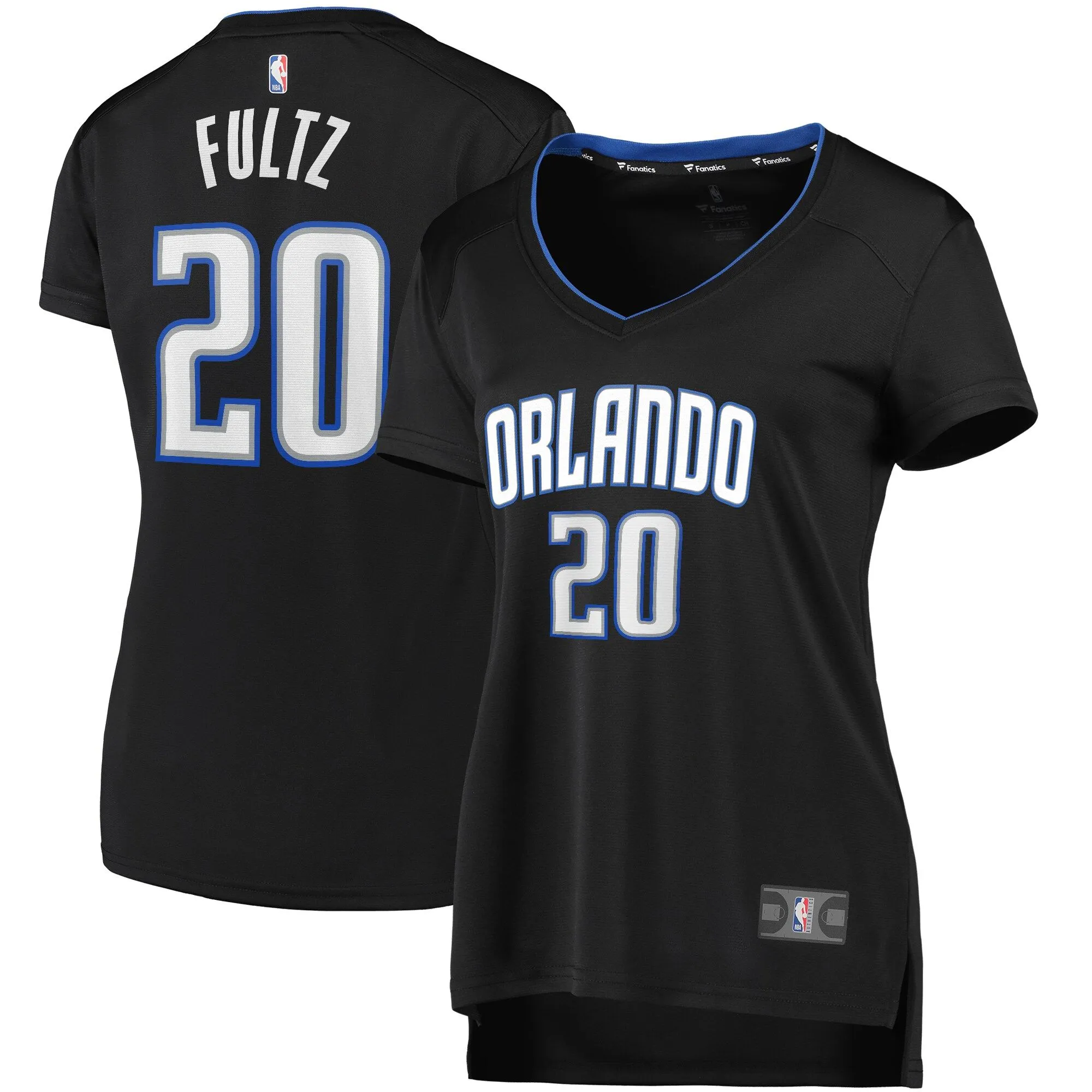 Markelle Fultz Orlando Magic Fanatics Branded Women's Fast Break Replica Player Jersey Black - Icon Edition