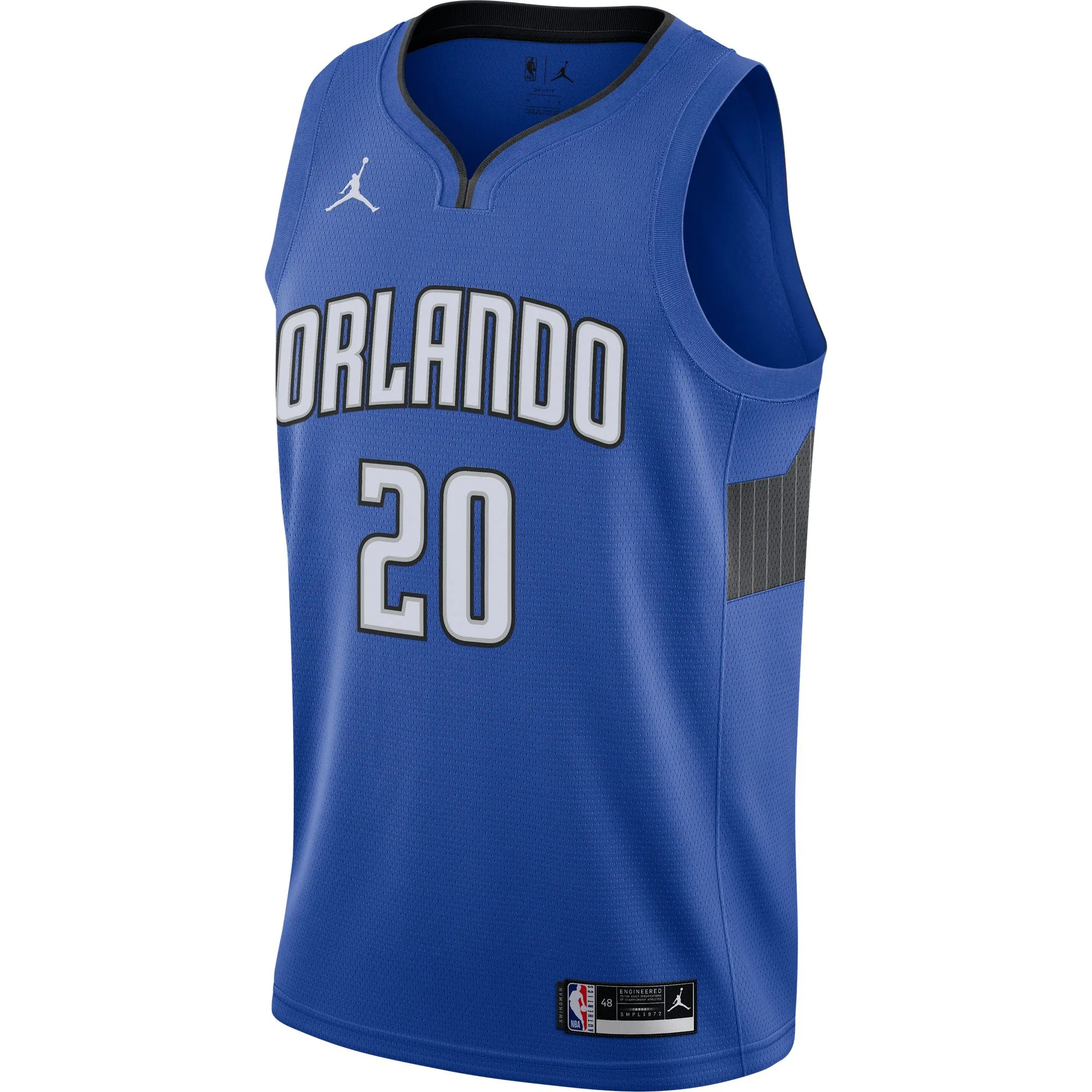 Markelle Fultz Orlando Magic Jordan Brand 2020/21 Swingman Jersey - Statement Edition - Royal