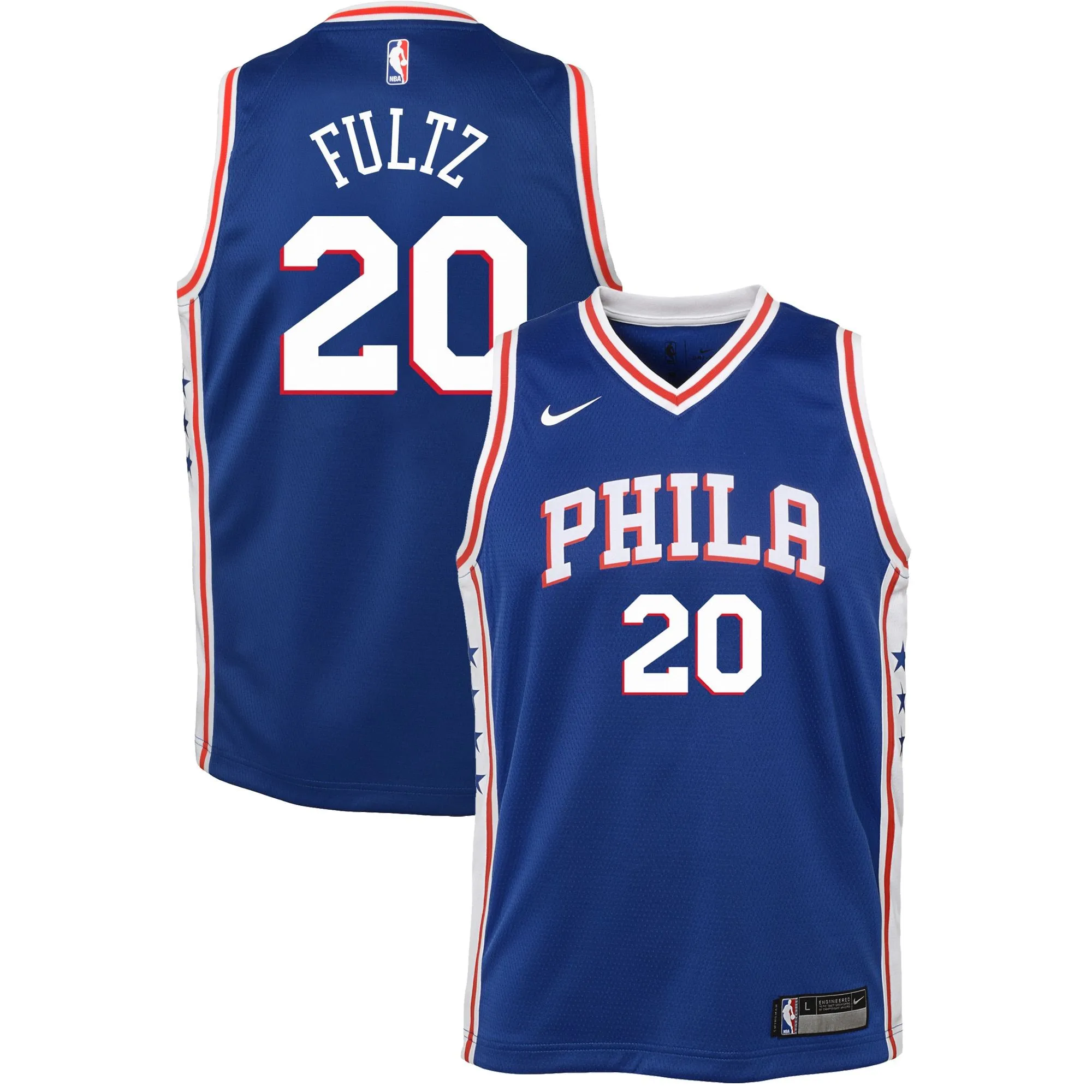 Markelle Fultz Philadelphia 76ers  Youth Swingman Jersey Blue - Icon Edition