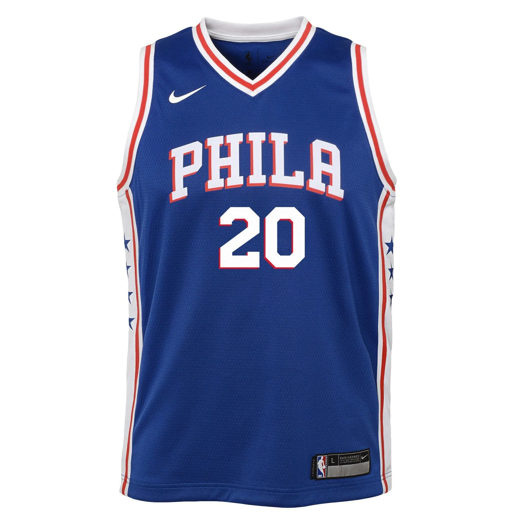 Markelle Fultz Philadelphia 76ers  Youth Swingman Jersey Blue - Icon Edition