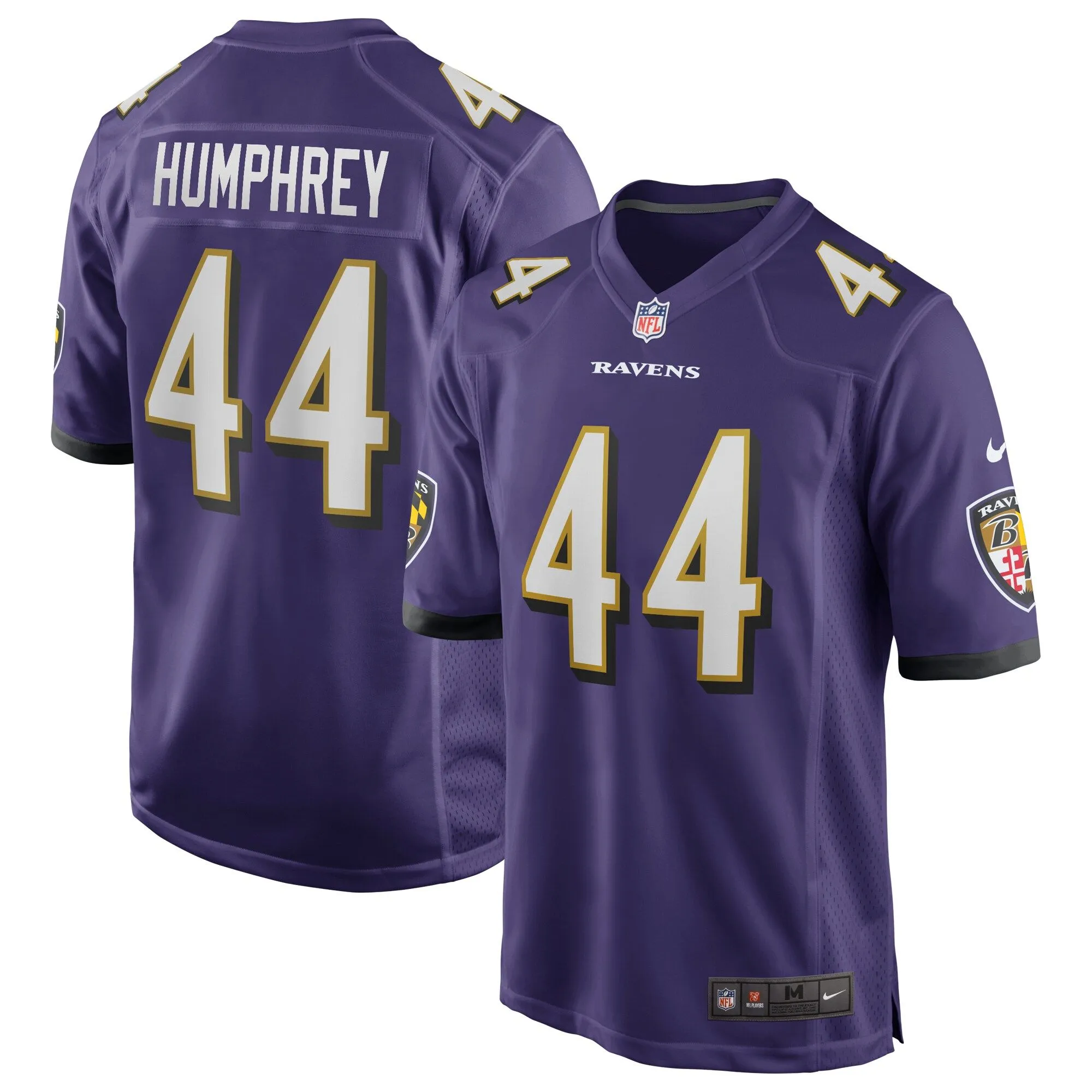 Marlon Humphrey Baltimore Ravens  Game Jersey - Purple