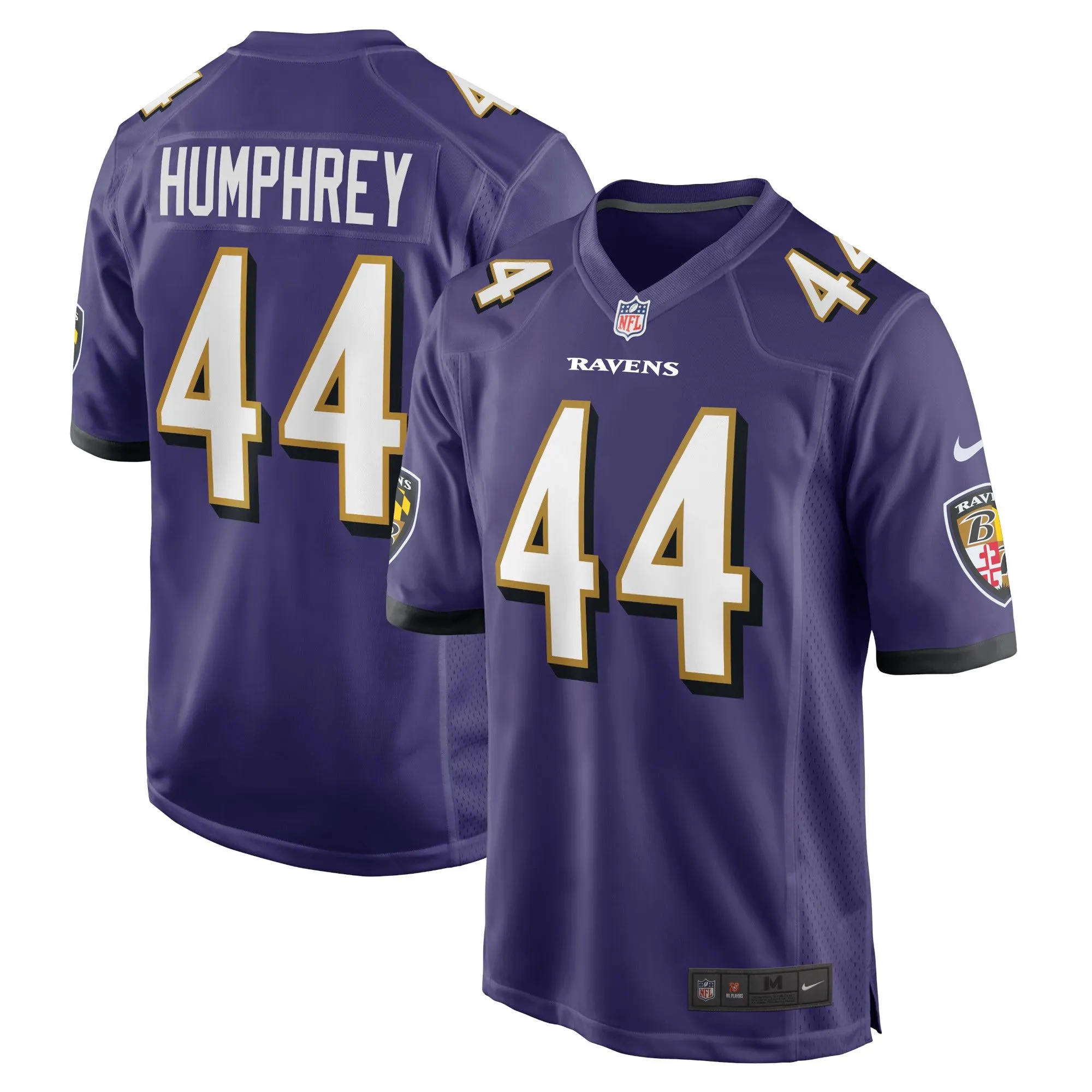 Marlon Humphrey Baltimore Ravens  Game Team Jersey - Purple