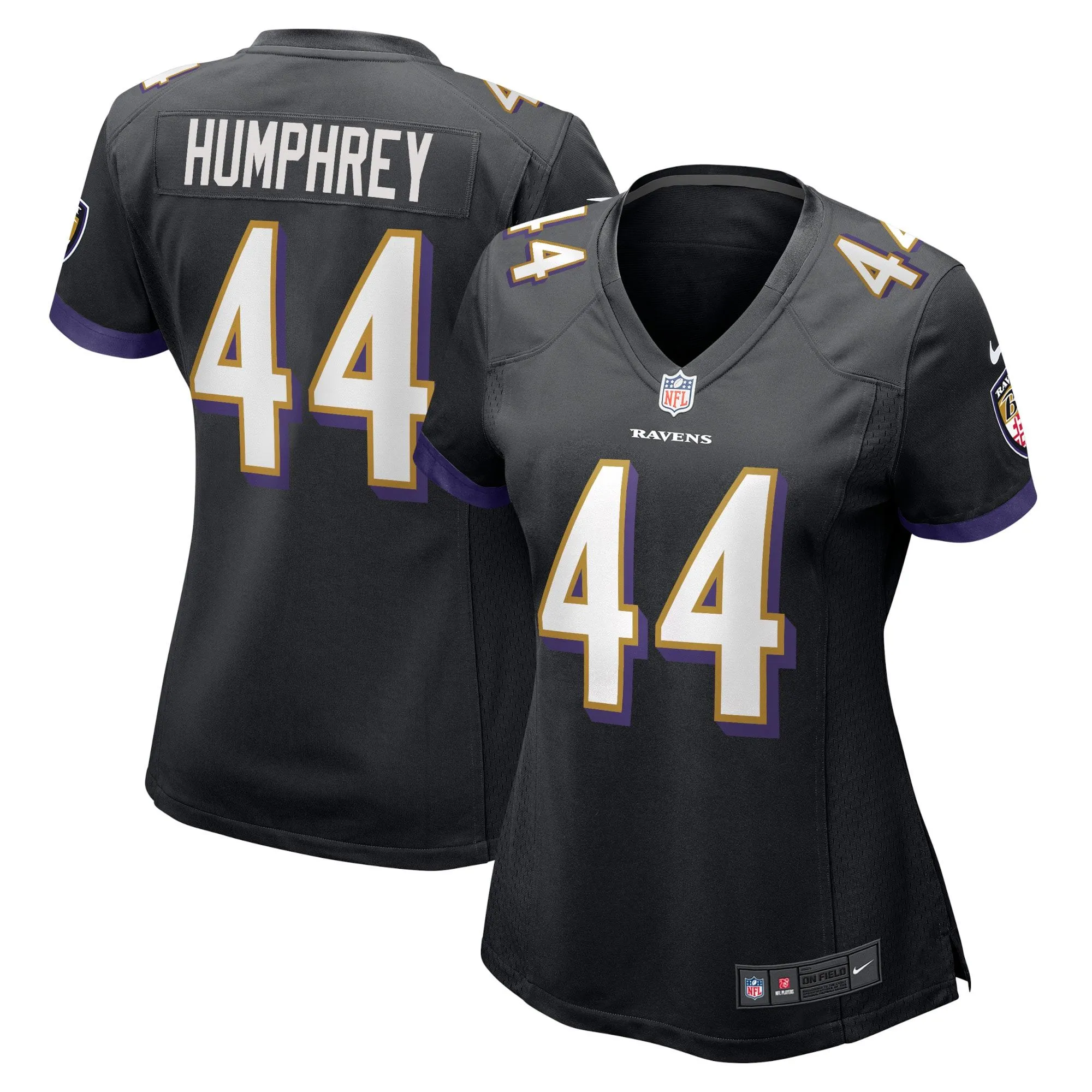 Marlon Humphrey Baltimore Ravens  Women's Game Jersey - Black