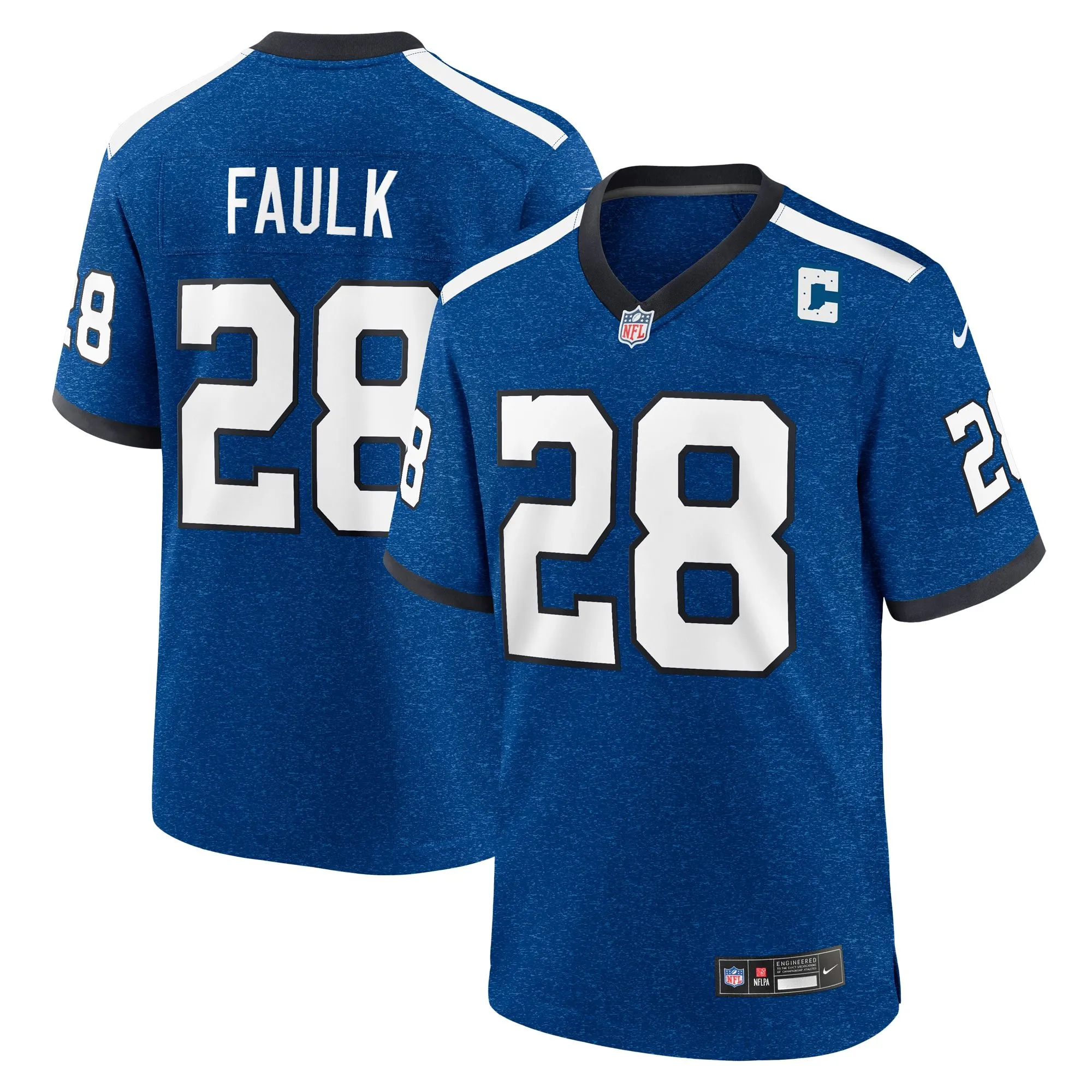 Marshall Faulk Indianapolis Colts  Indiana Nights Alternate Game Jersey - Royal