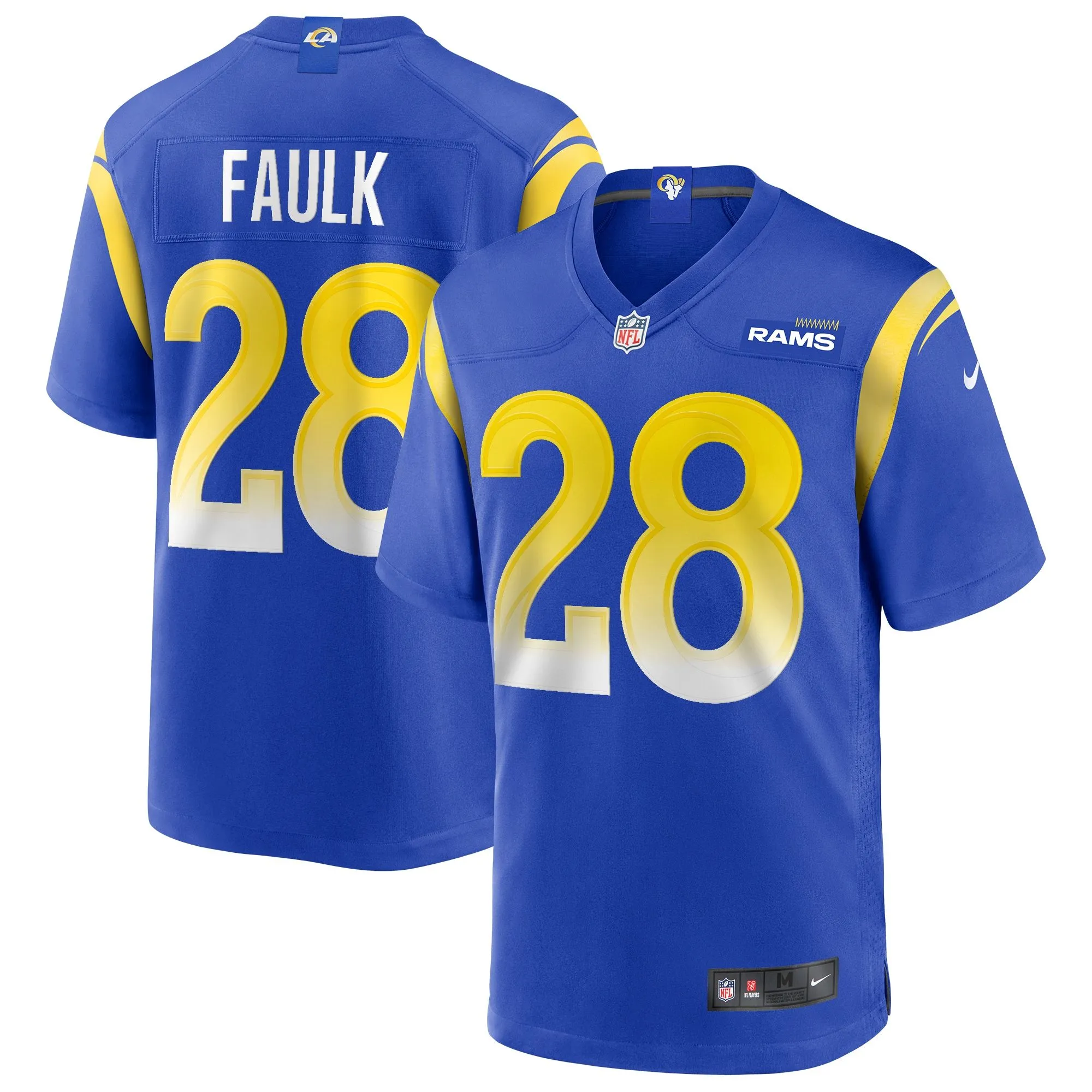 Marshall Faulk Los Angeles Rams  Game Retired Player Jersey - Royal