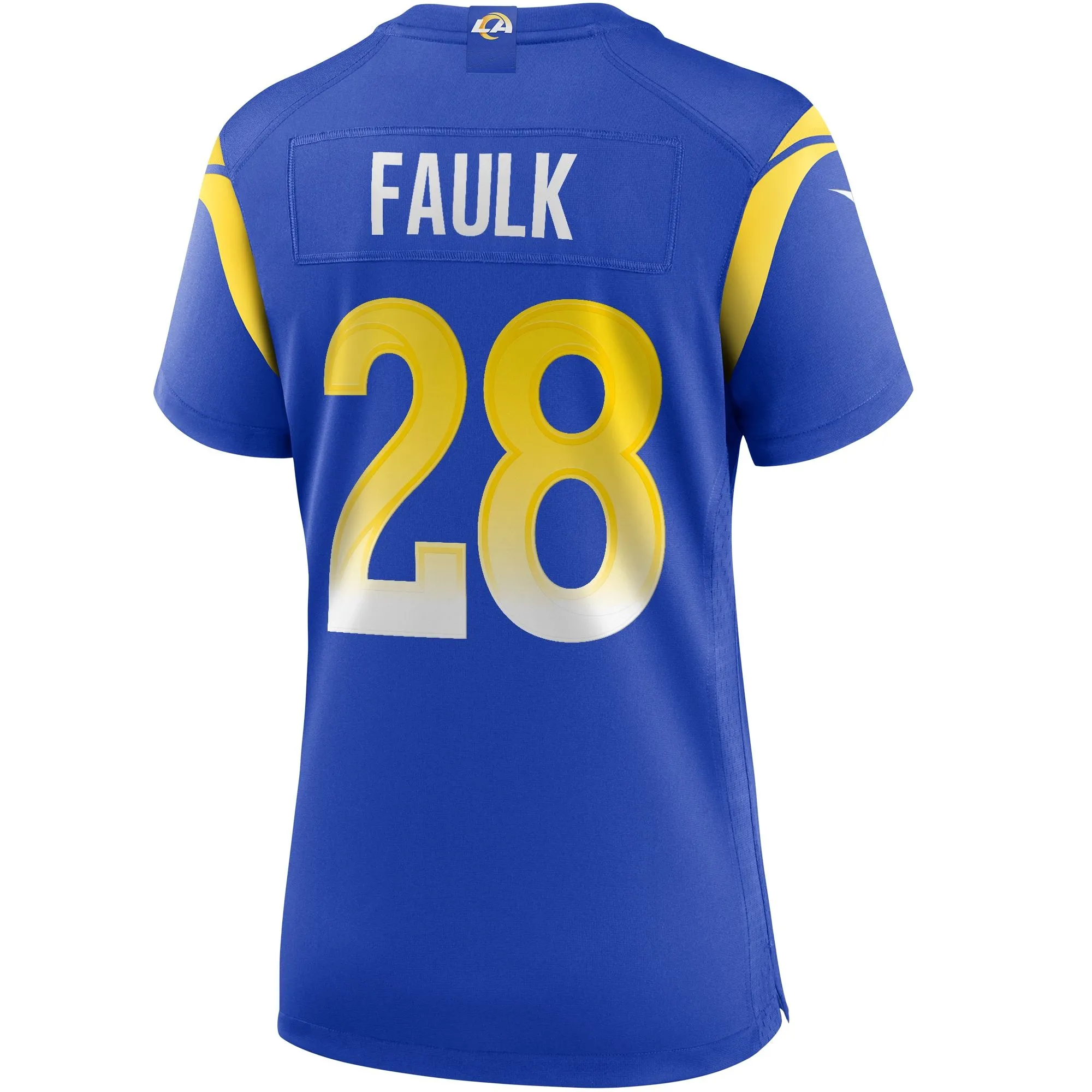 Marshall Faulk Los Angeles Rams  Women's Game Retired Player Jersey - Royal