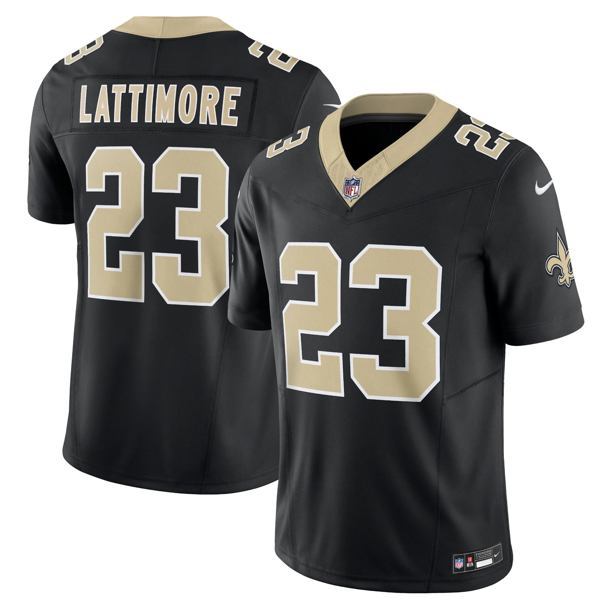 Marshon Lattimore New Orleans Saints  Vapor F.U.S.E. Limited Jersey - Black