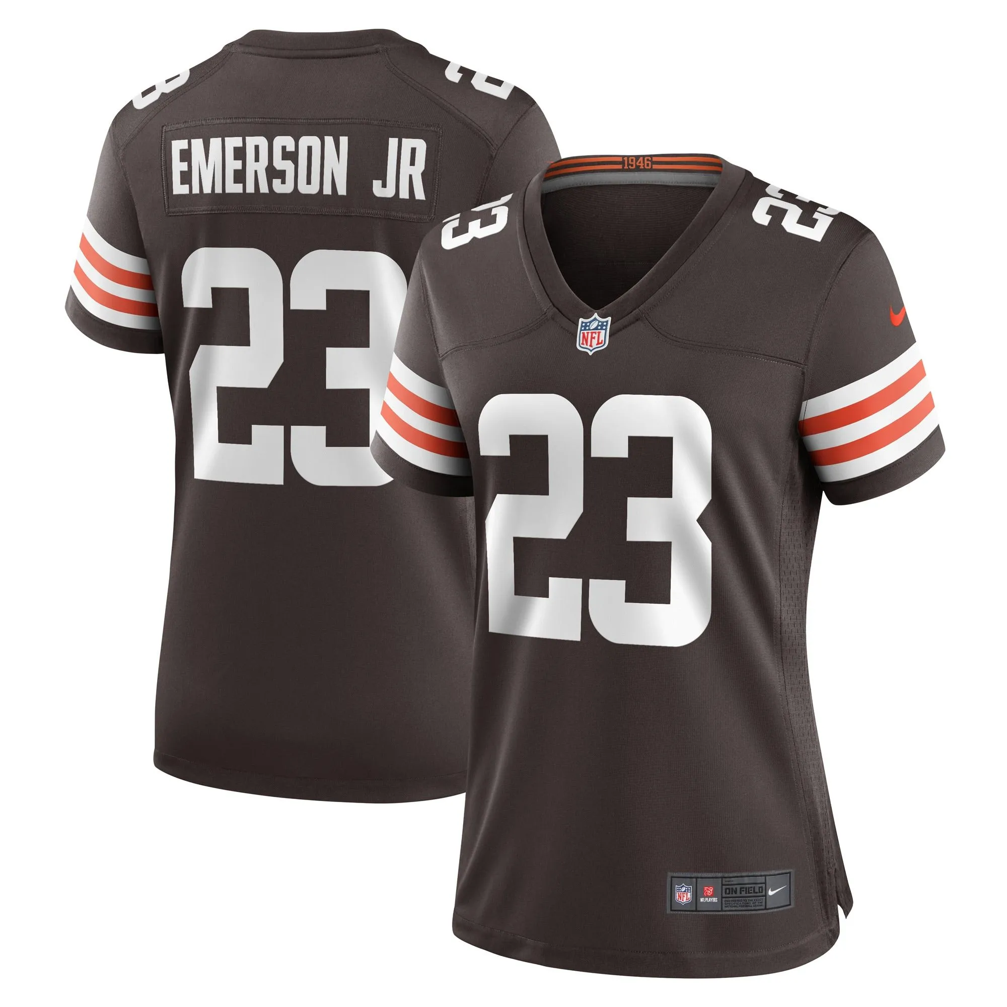 Martin Emerson Jr. Cleveland Browns  Women's Game Player Jersey - Brown