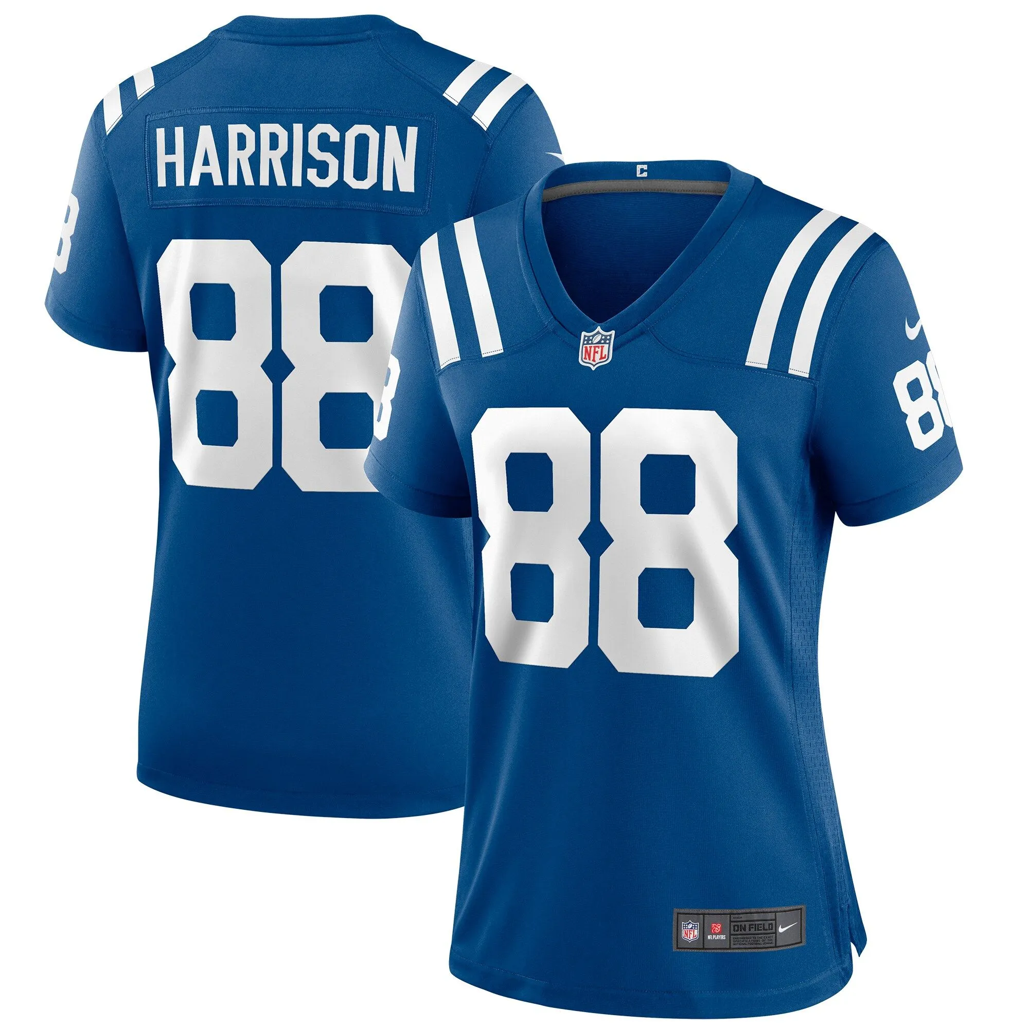 Marvin Harrison Indianapolis Colts  Women's Game Retired Player Jersey - Royal