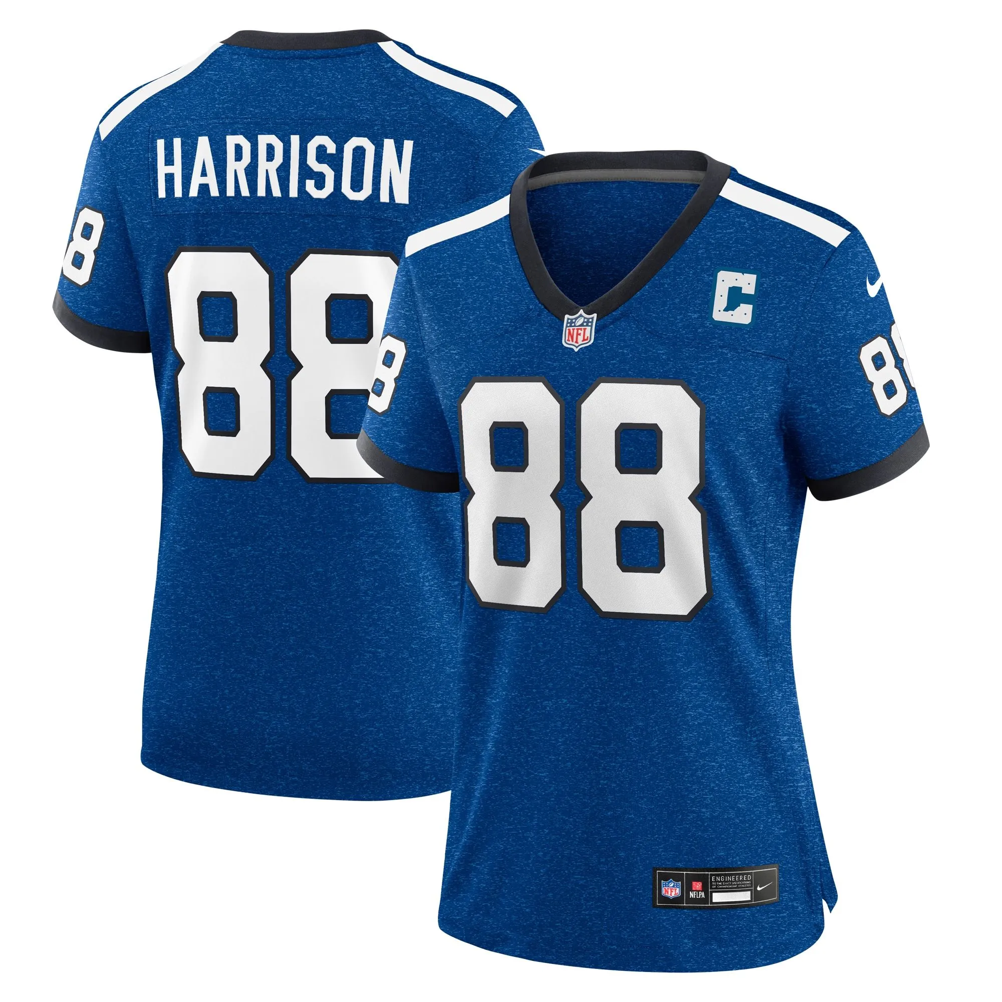 Marvin Harrison Indianapolis Colts  Women's Indiana Nights Alternate Game Jersey - Royal