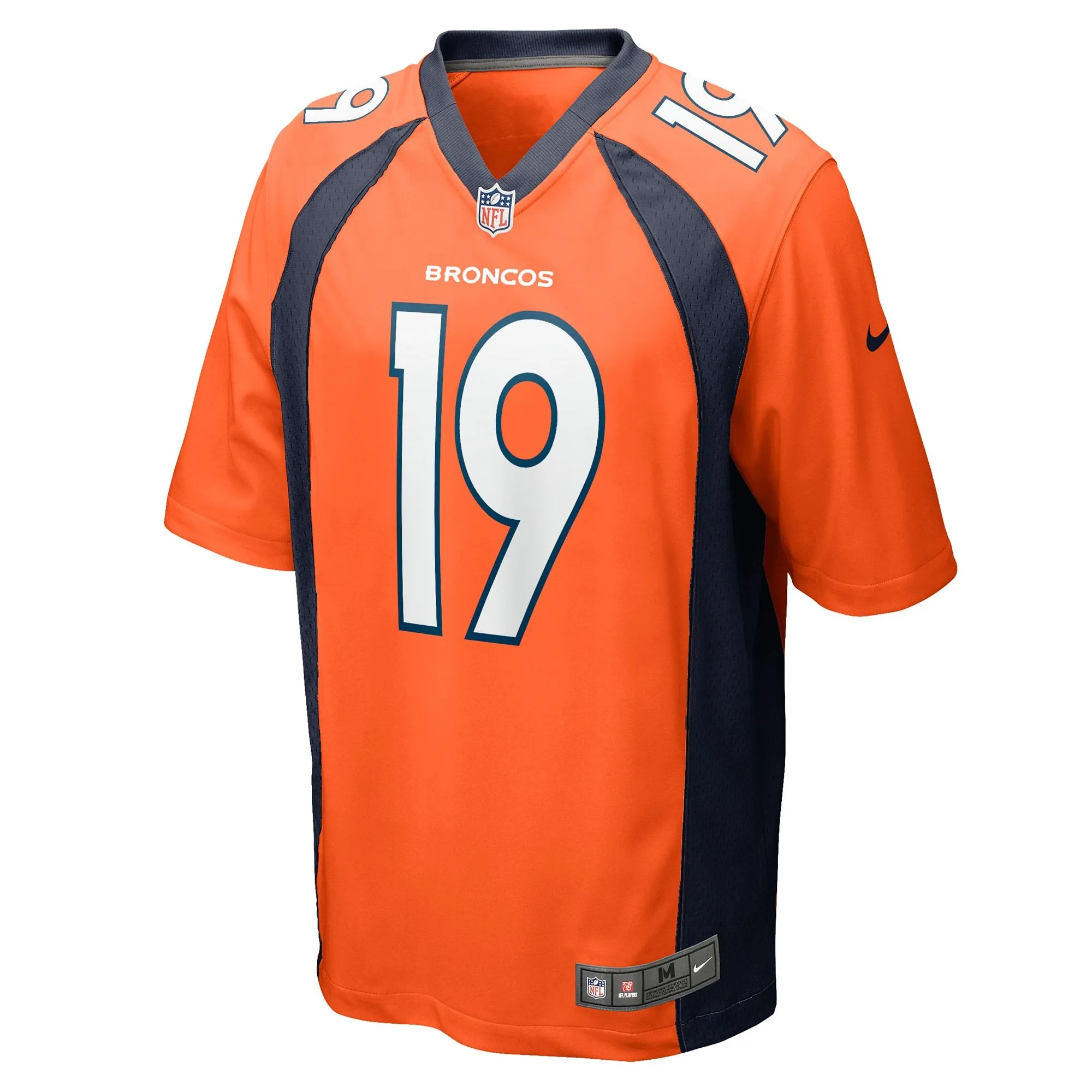 Marvin Mims Jr Denver Broncos  Team Game Jersey -  Orange