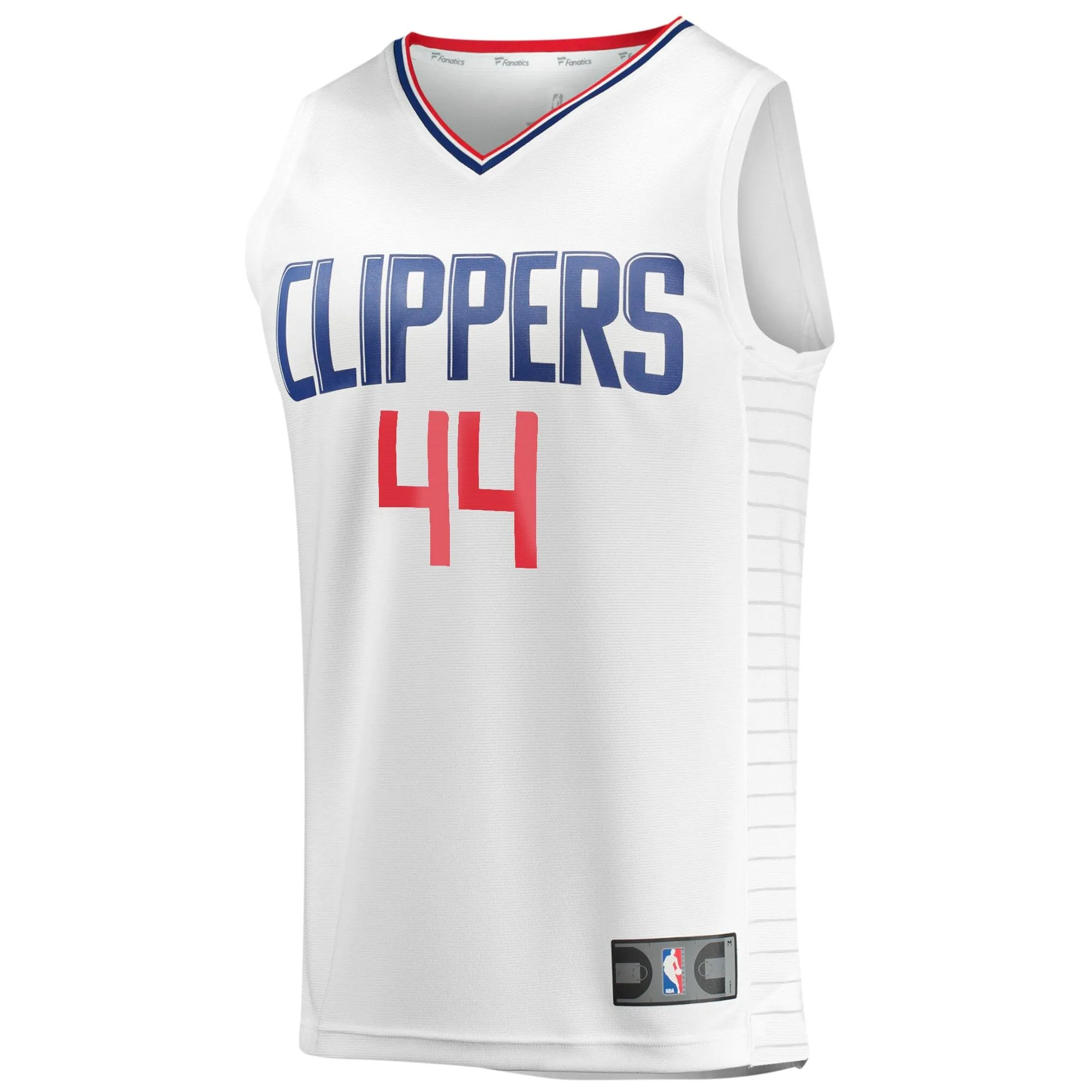 Mason Plumlee LA Clippers Fanatics Branded Fast Break Player Jersey - Association Edition - White