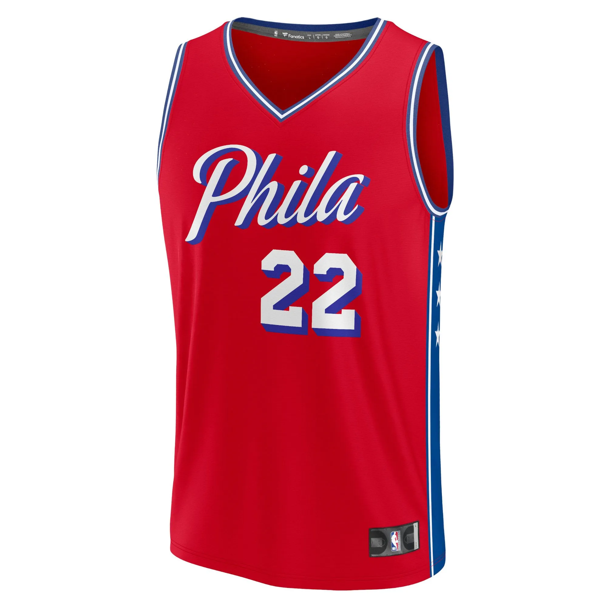 Matisse Thybulle Philadelphia 76ers Fanatics Branded Fast Break Replica Player Jersey - Statement Edition - Red