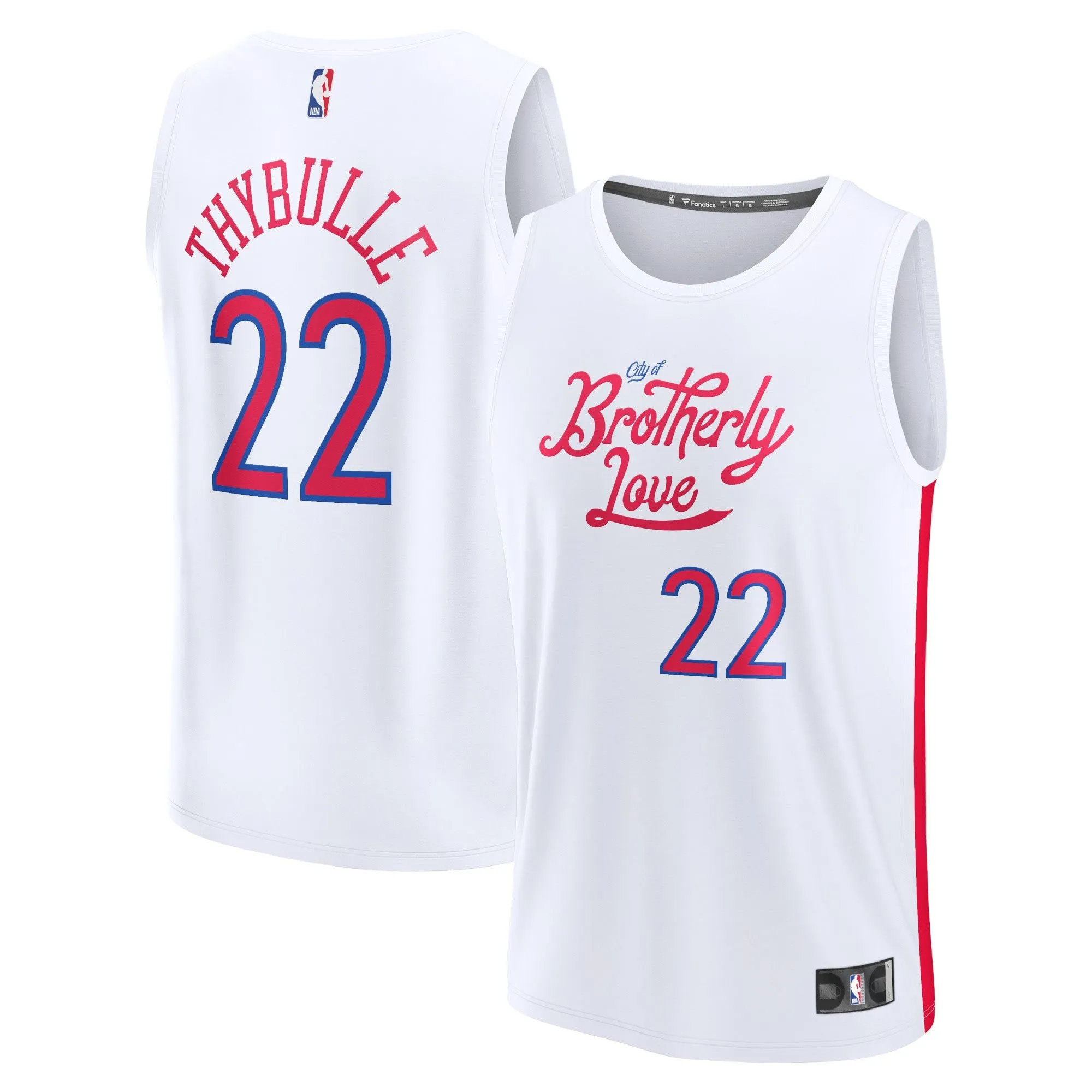 Matisse Thybulle Philadelphia 76ers Fanatics Branded Fastbreak Jersey - City Edition - White