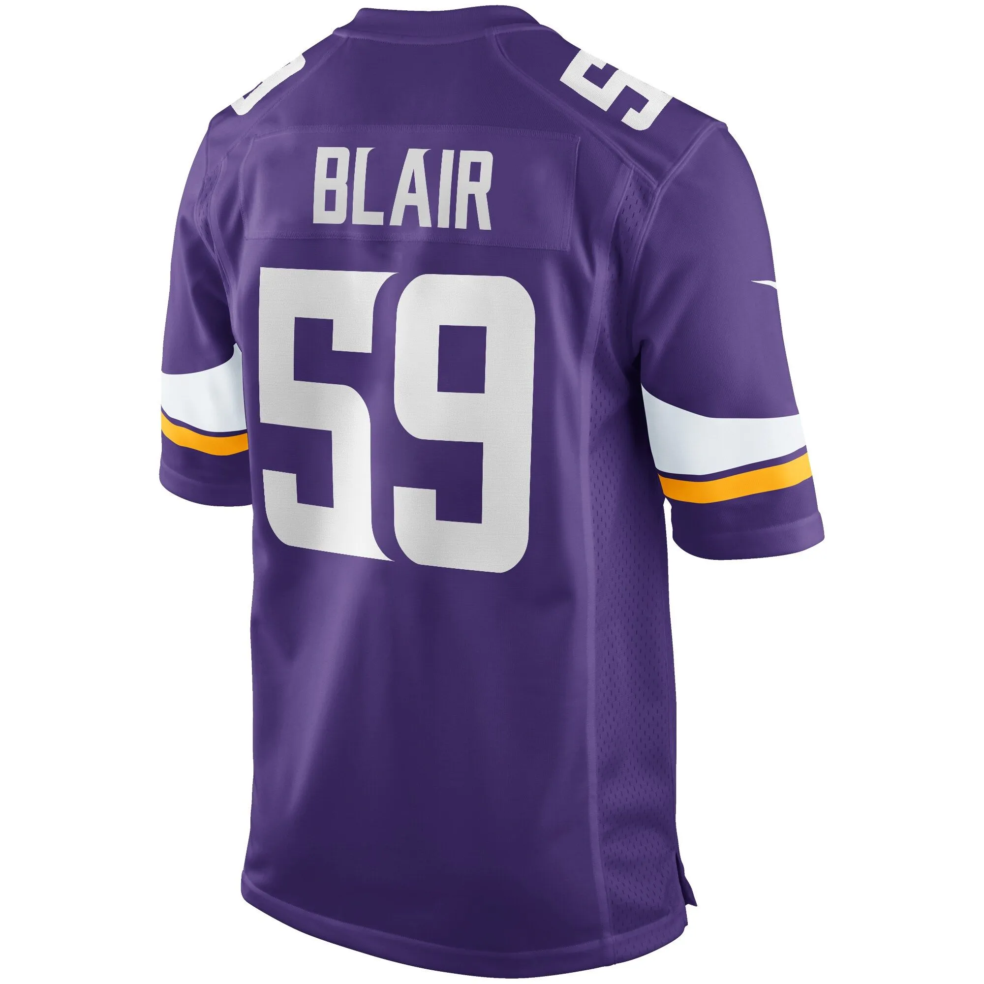 Matt Blair Minnesota Vikings  Game Retired Player Jersey - Purple