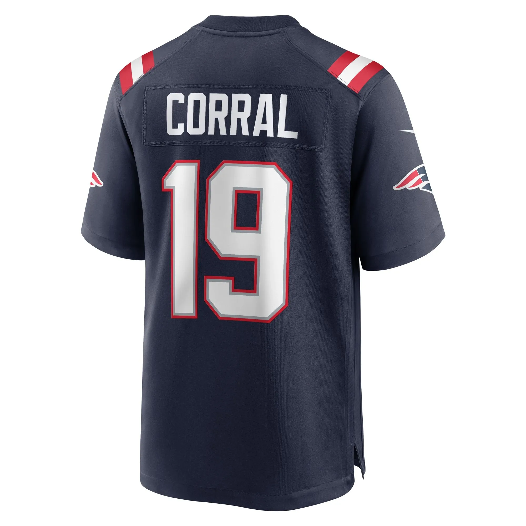 Matt Corral New England Patriots  Team Game Jersey -  Navy