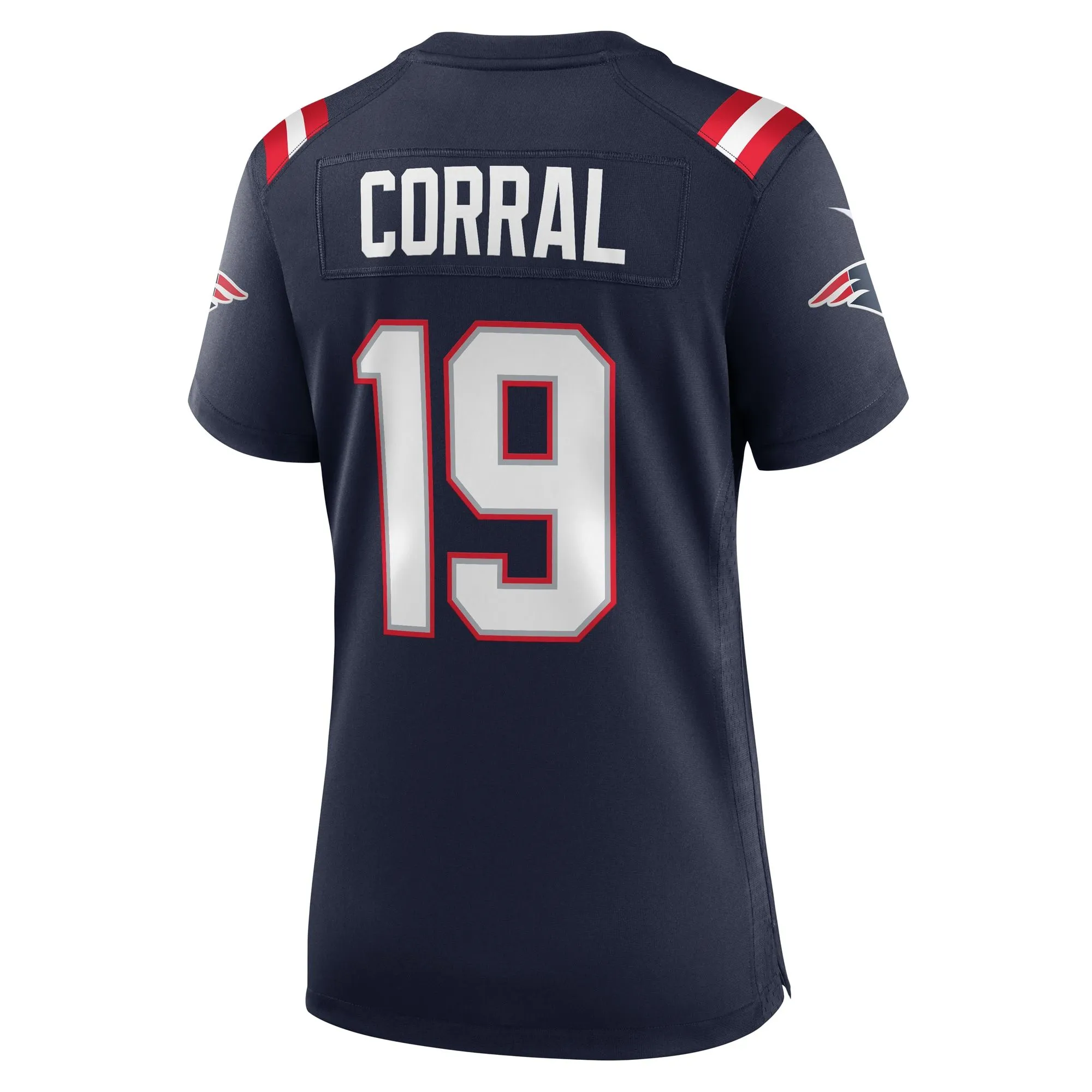 Matt Corral New England Patriots  Women's Team Game Jersey -  Navy