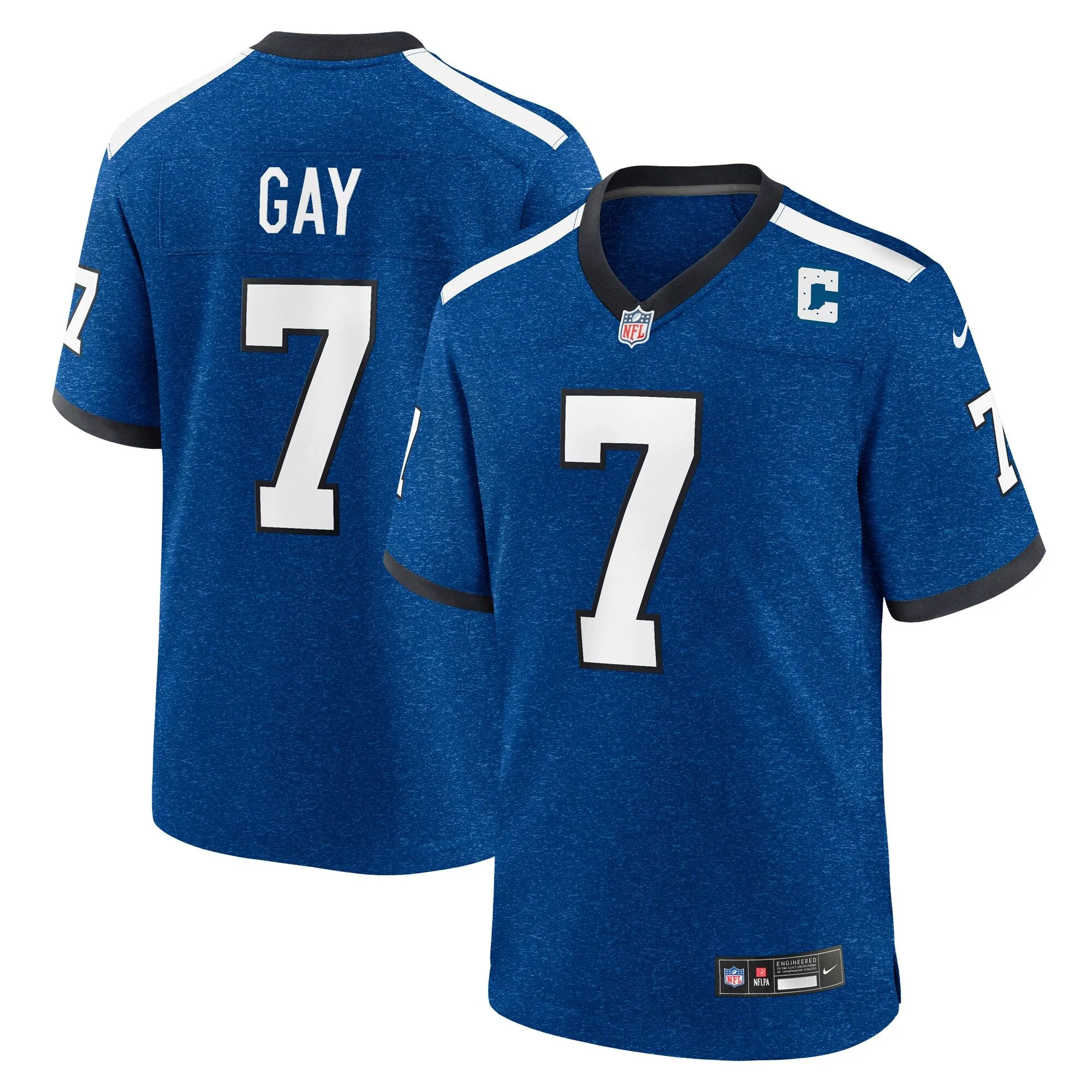 Matt Gay Indianapolis Colts  Indiana Nights Alternate Game Jersey - Royal