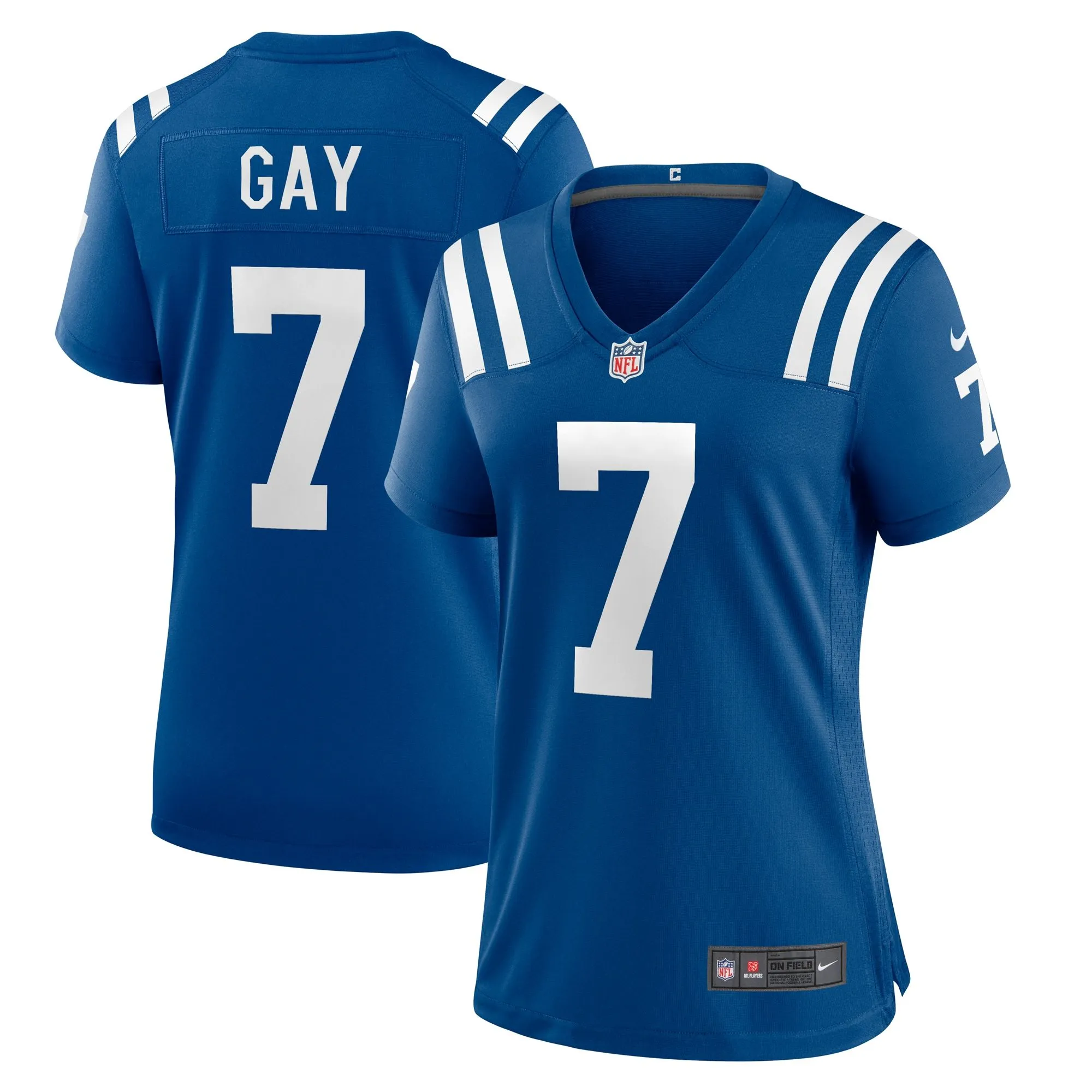 Matt Gay Indianapolis Colts  Women's Team Game Jersey - Royal