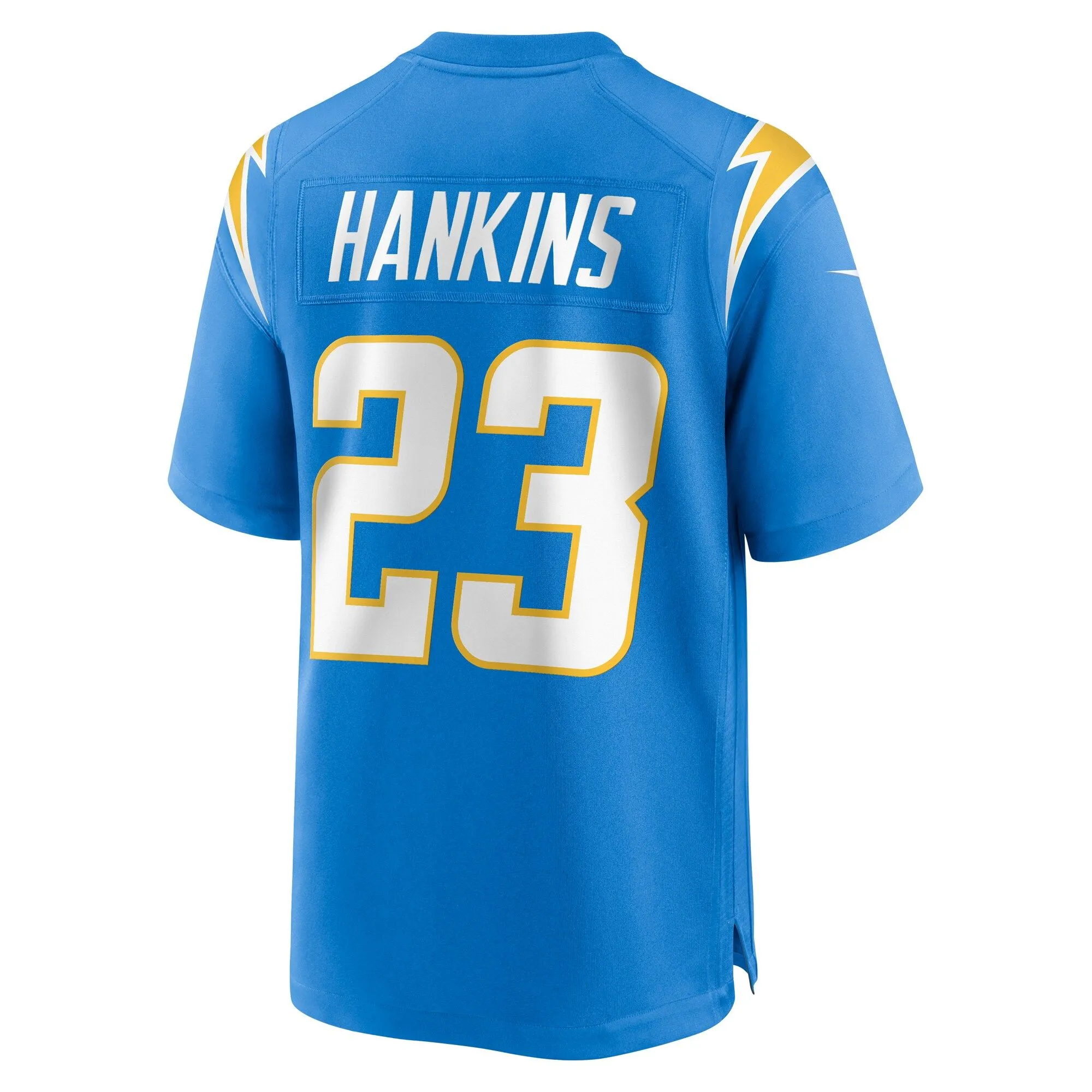 Matt Hankins Los Angeles Chargers  Team Game Jersey -  Powder Blue