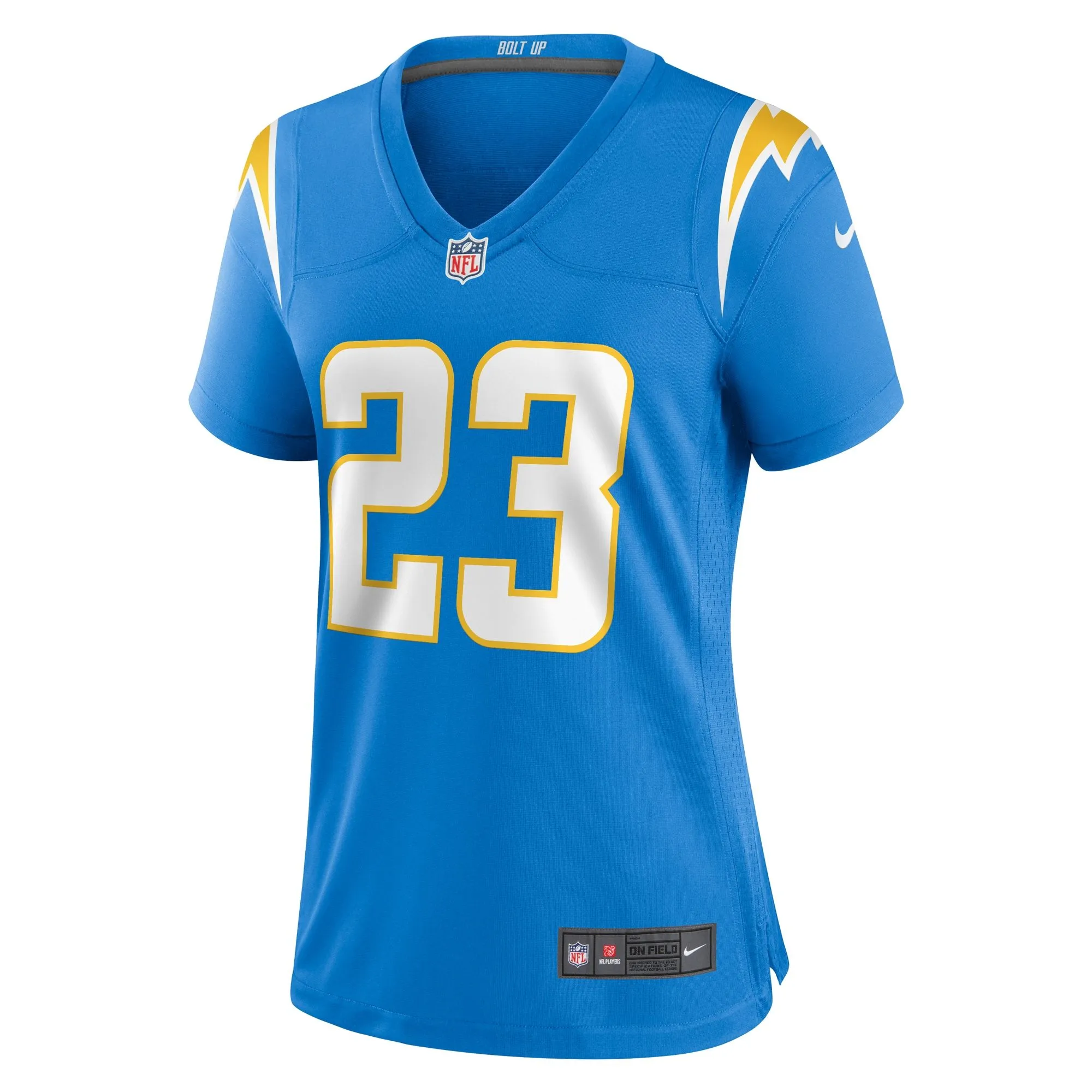 Matt Hankins Los Angeles Chargers  Women's Team Game Jersey -  Powder Blue