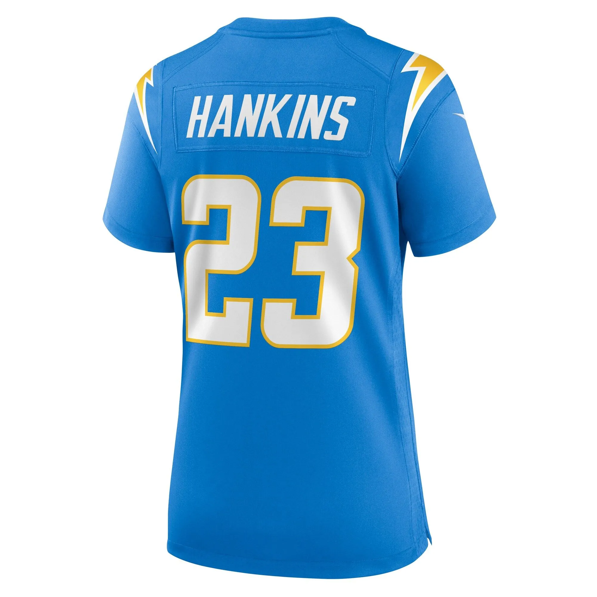 Matt Hankins Los Angeles Chargers  Women's Team Game Jersey -  Powder Blue