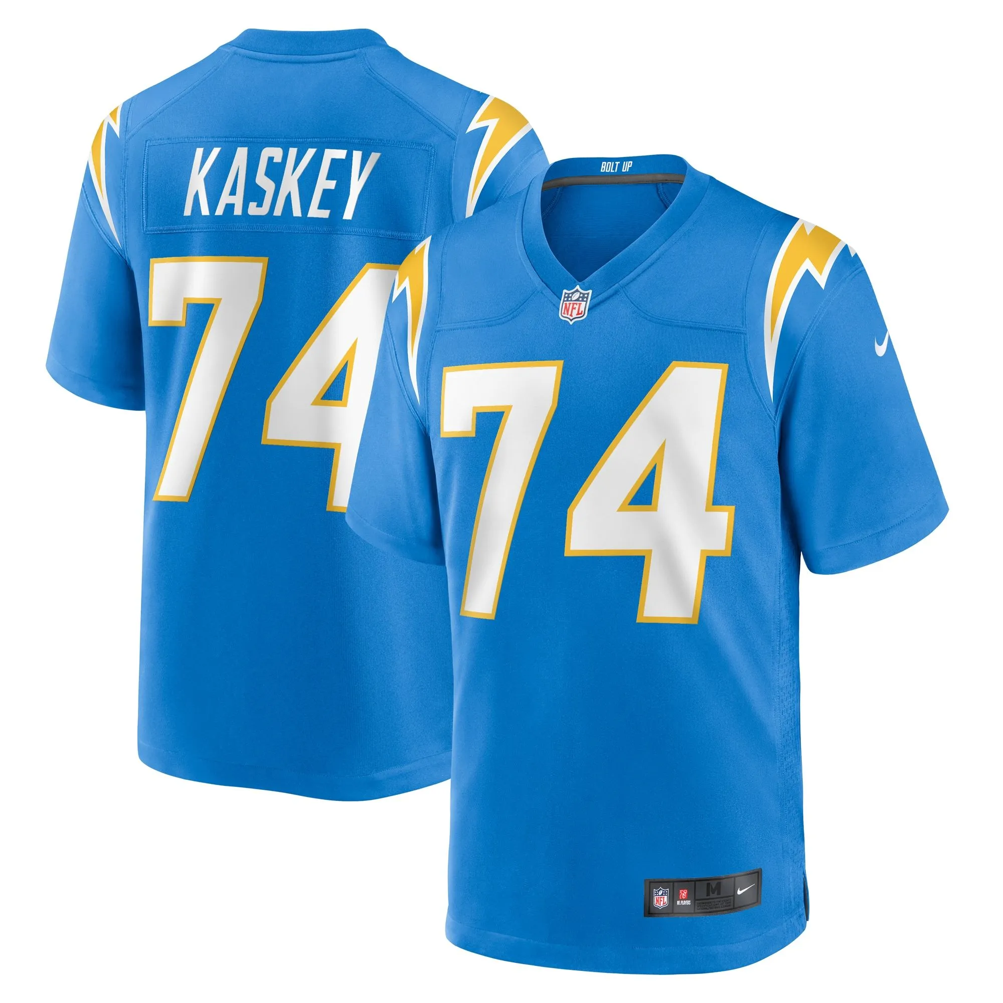 Matt Kaskey Los Angeles Chargers  Team Game Jersey - Powder Blue