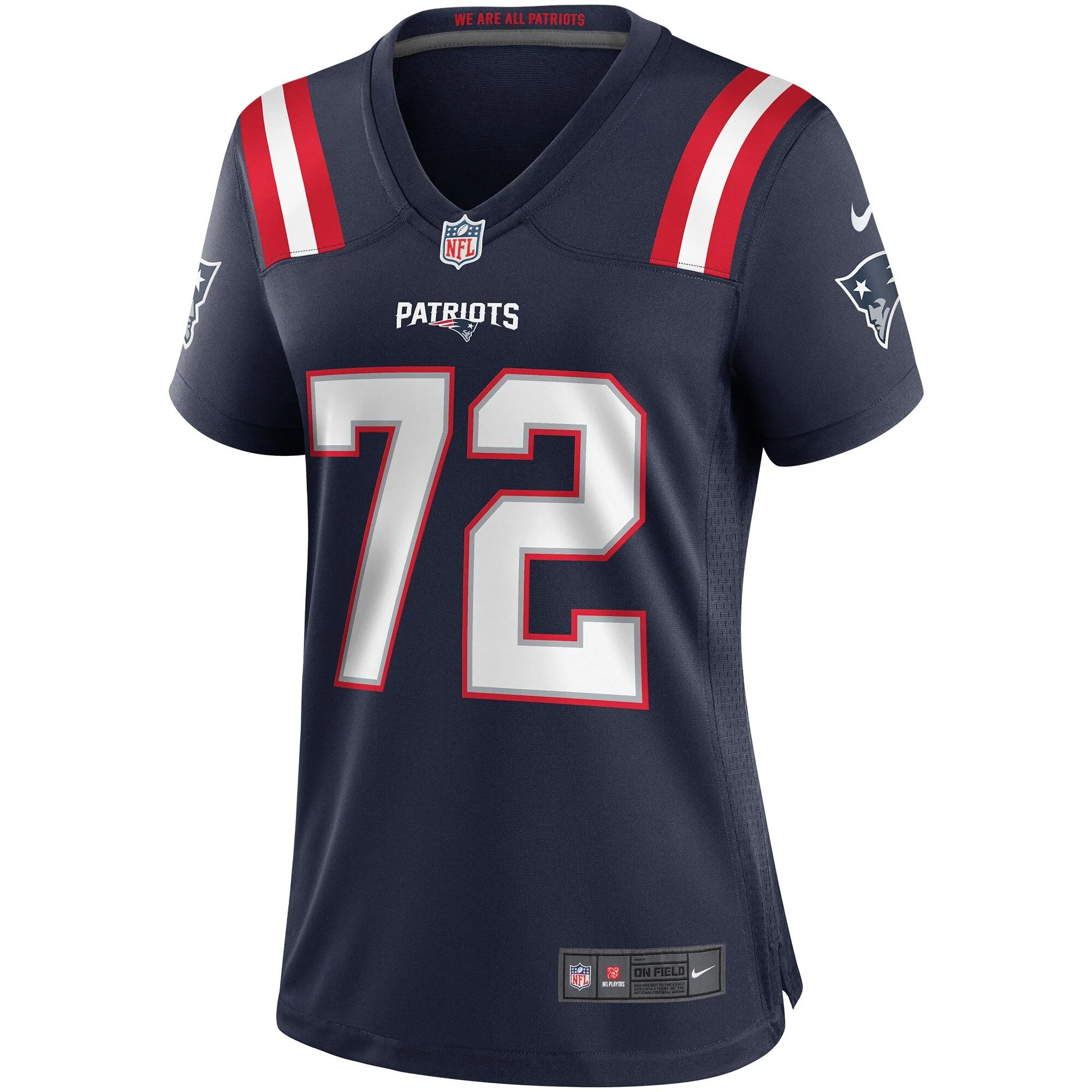 Matt Light New England Patriots  Women's Game Retired Player Jersey - Navy