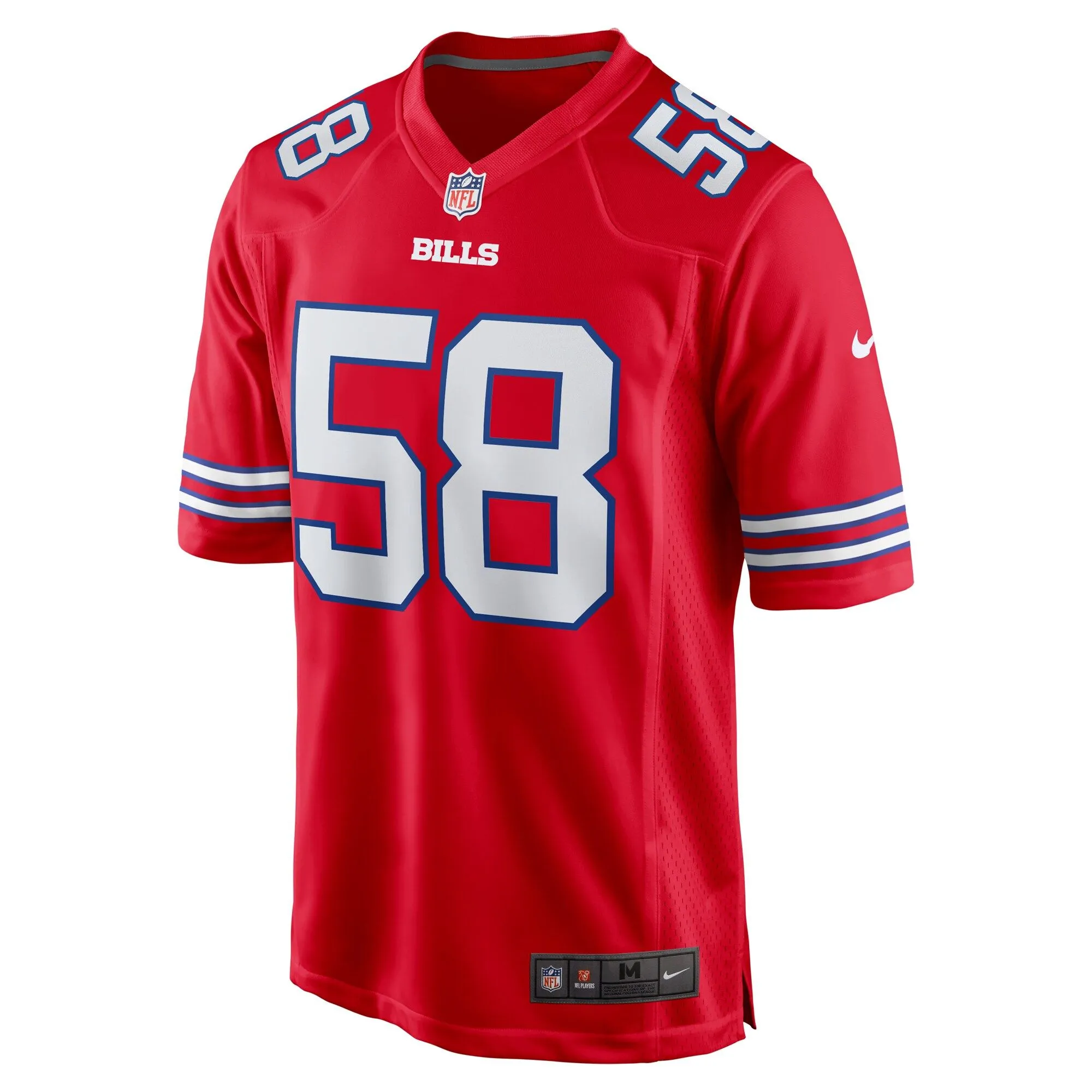 Matt Milano Buffalo Bills  Alternate Game Jersey - Red