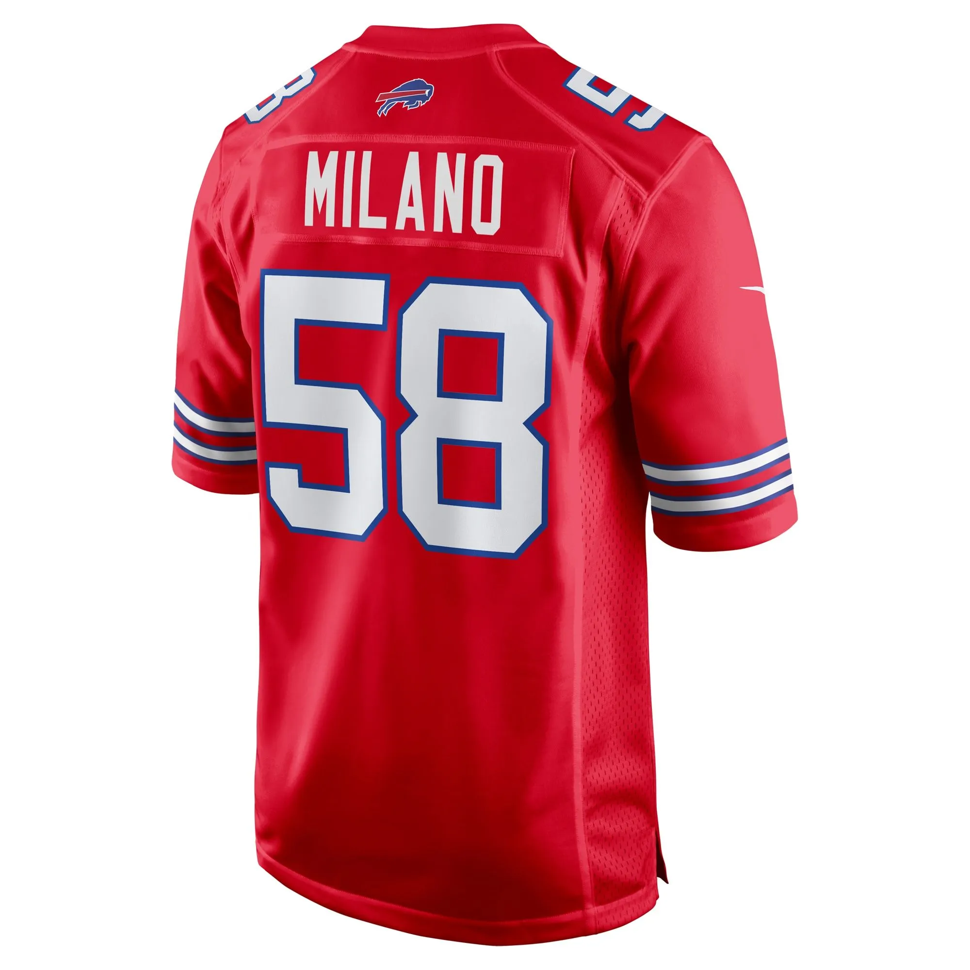 Matt Milano Buffalo Bills  Alternate Game Jersey - Red