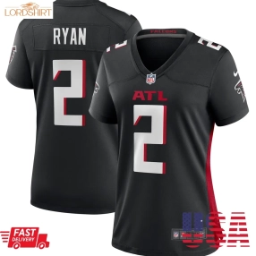 Matt Ryan Atlanta Falcons  Women's Player Game Jersey   Black