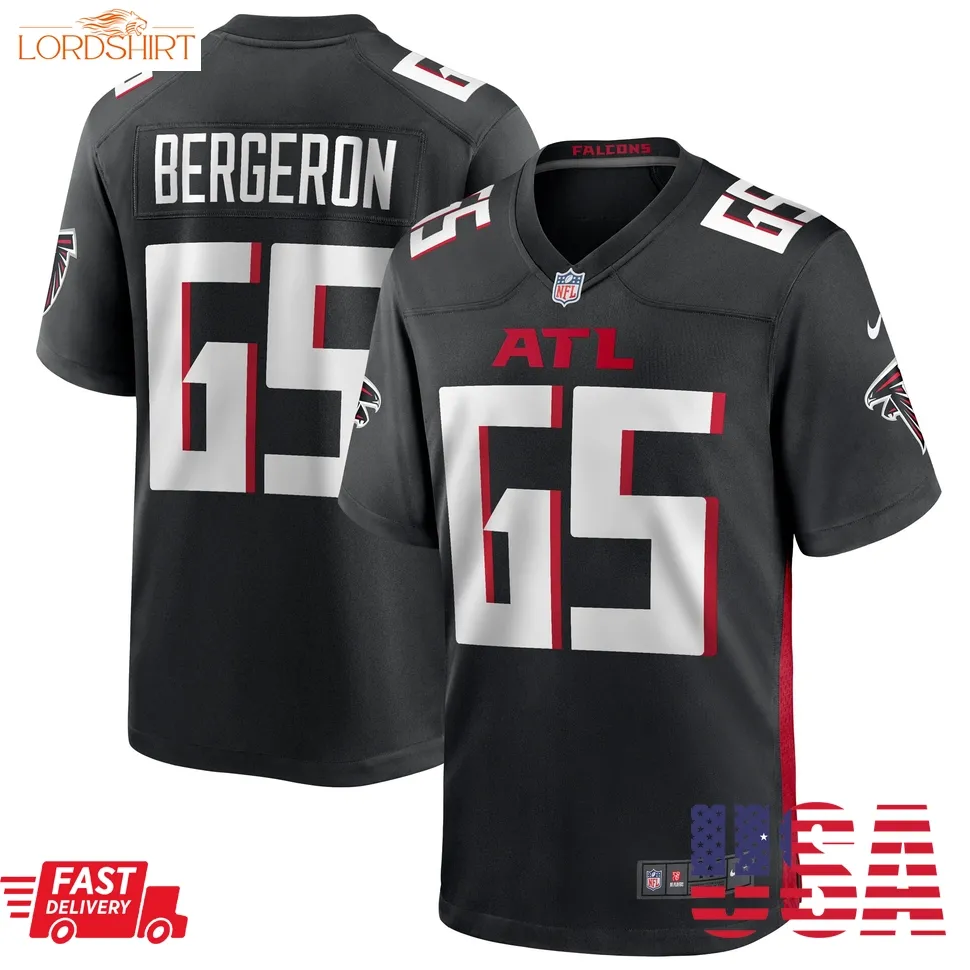 Matthew Bergeron Atlanta Falcons  Team Game Jersey    Black