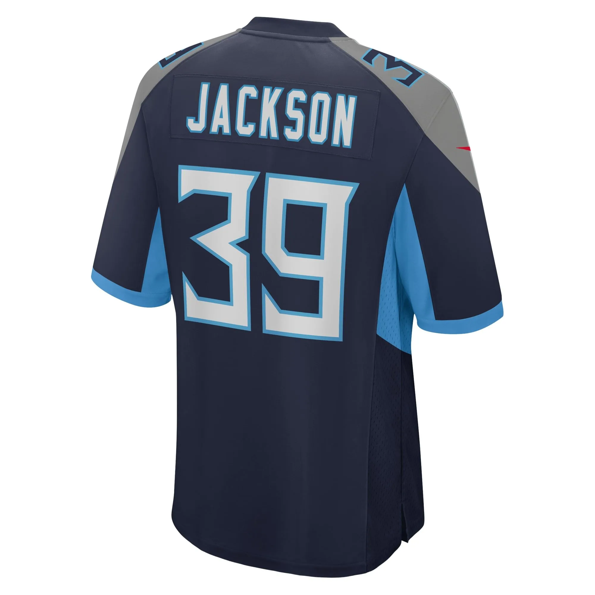 Matthew Jackson Tennessee Titans  Team Game Jersey -  Navy