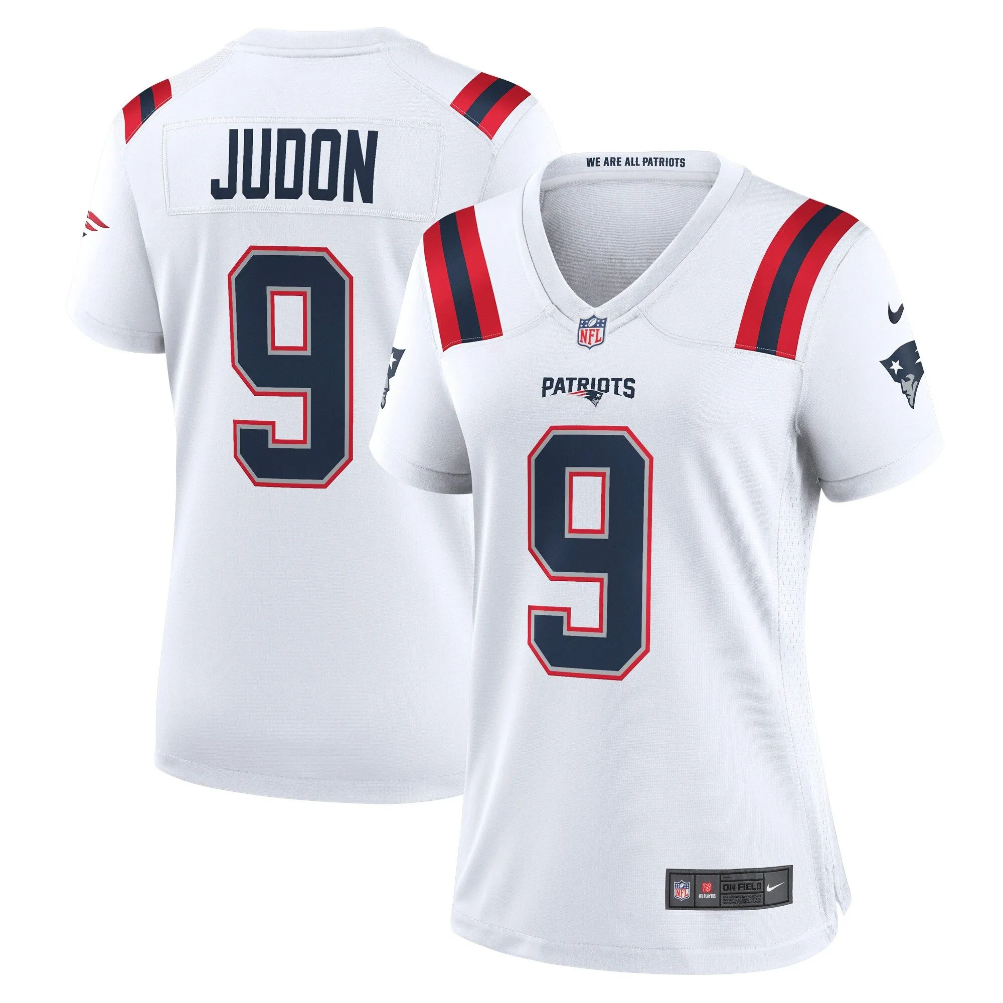 Matthew Judon New England Patriots  Women's  Game Jersey - White