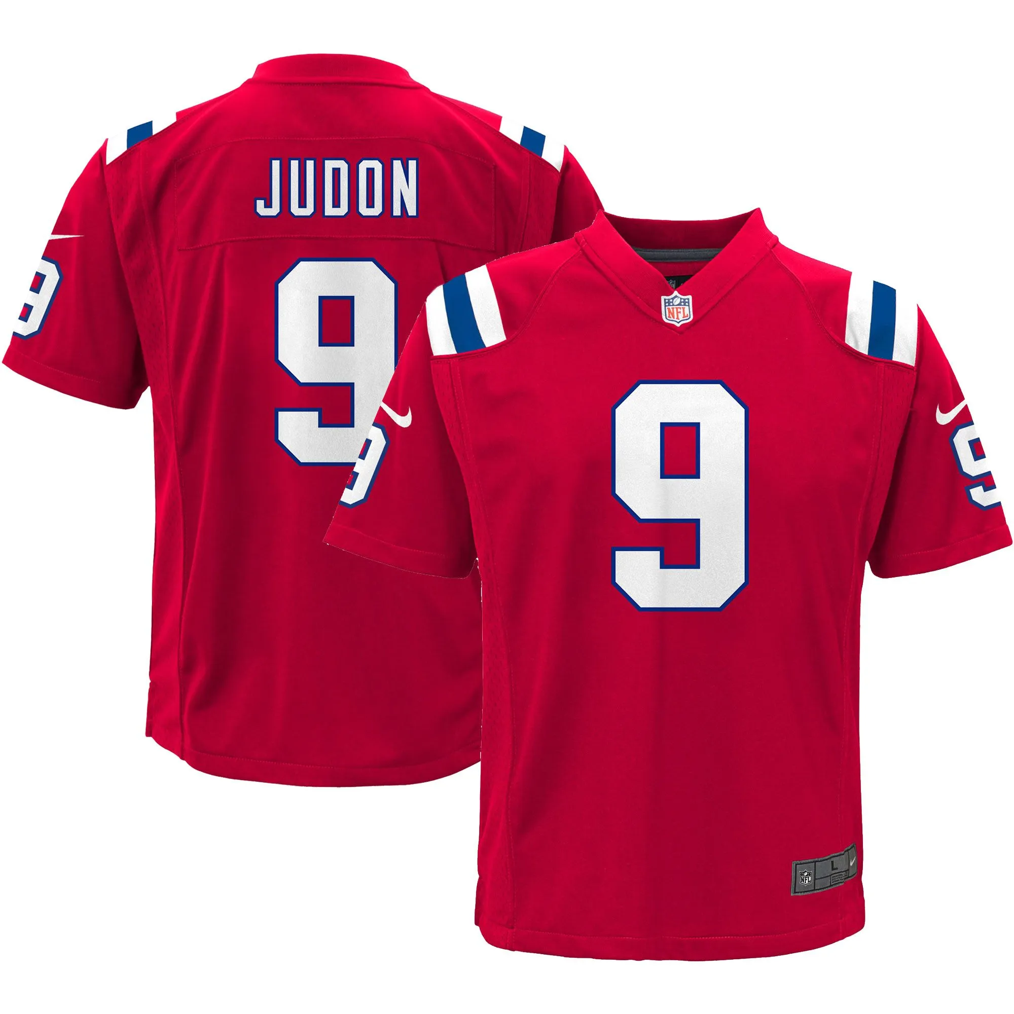 Matthew Judon New England Patriots  Youth Game Jersey - Red