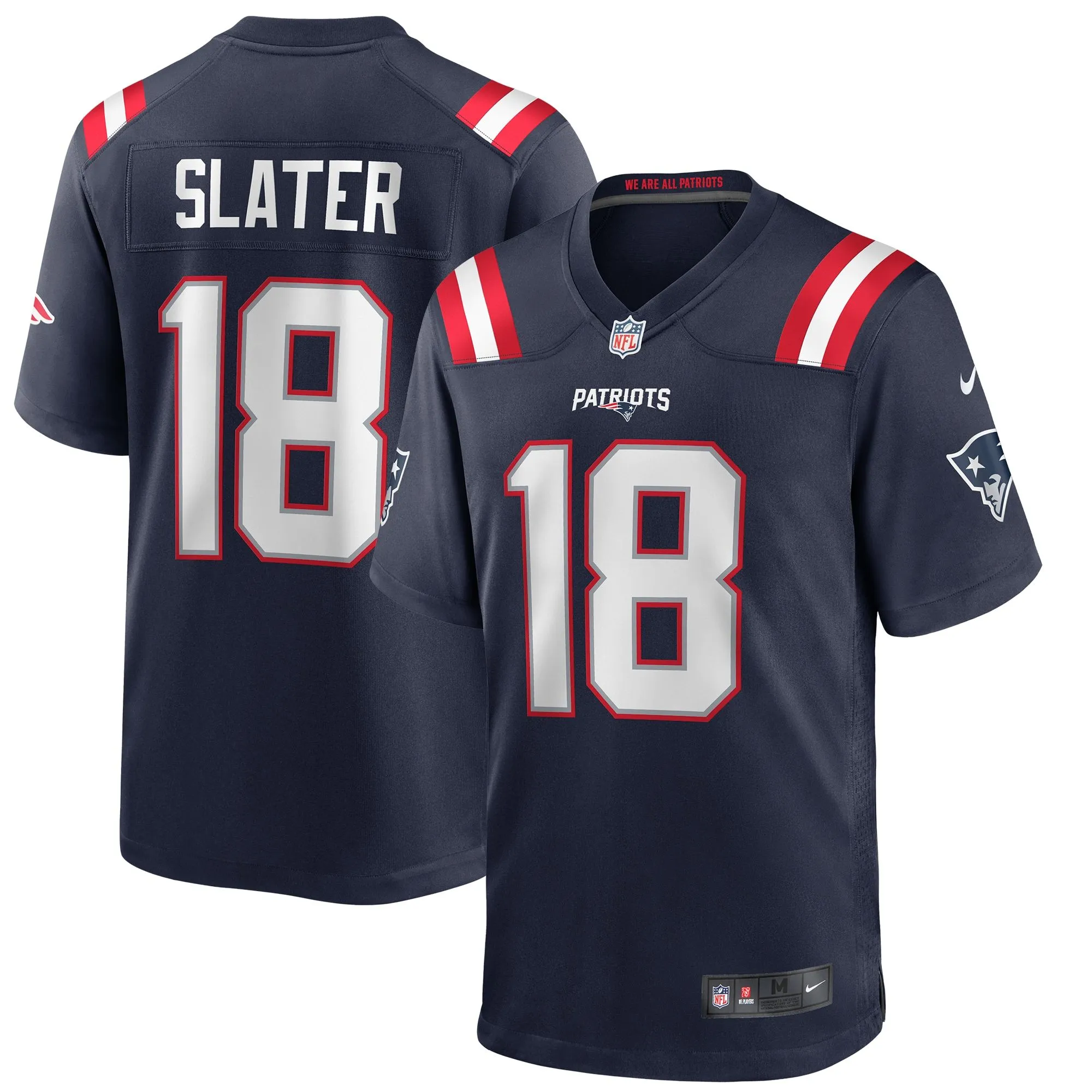 Matthew Slater New England Patriots  Game Player Jersey - Navy