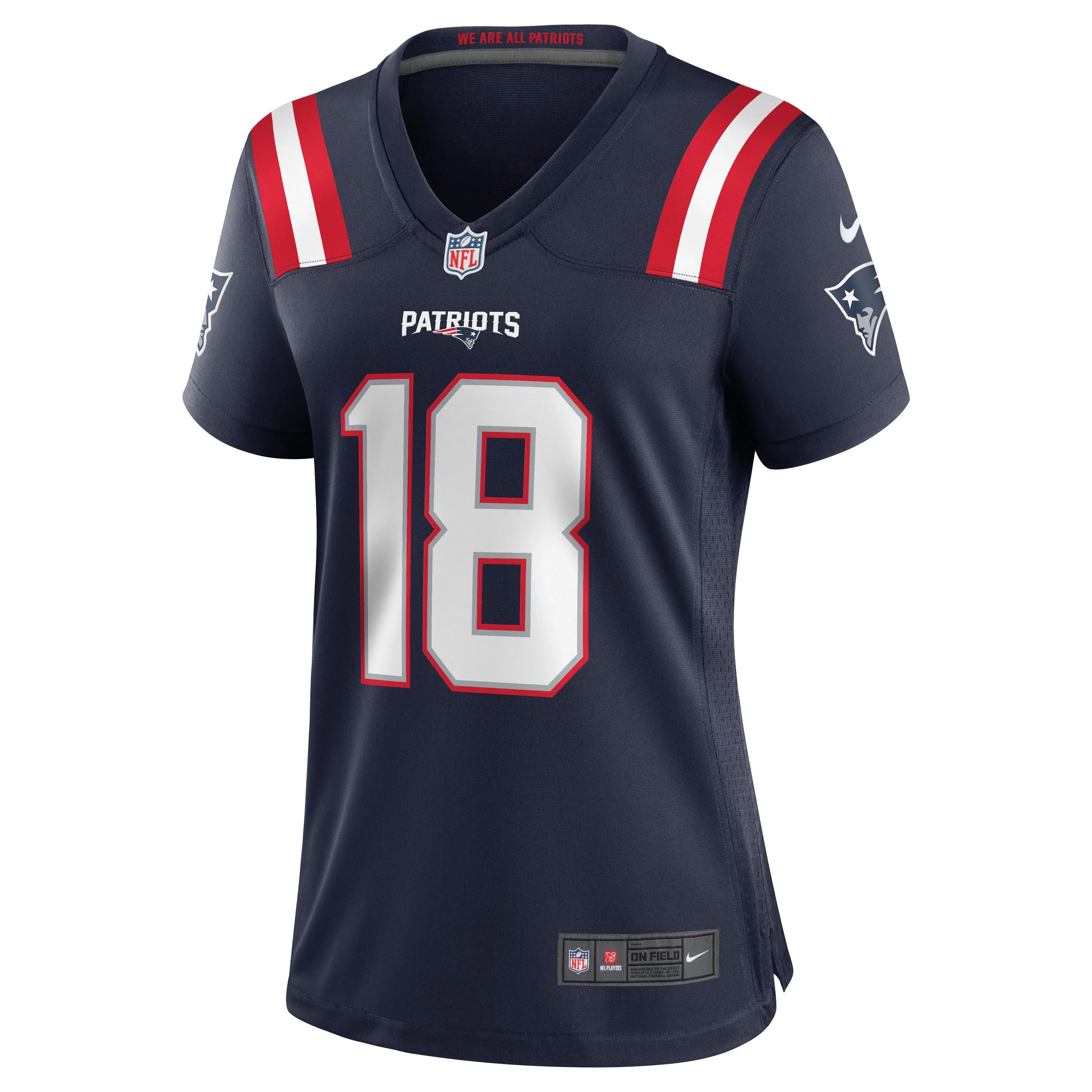 Matthew Slater New England Patriots  Women's Game Jersey - Navy