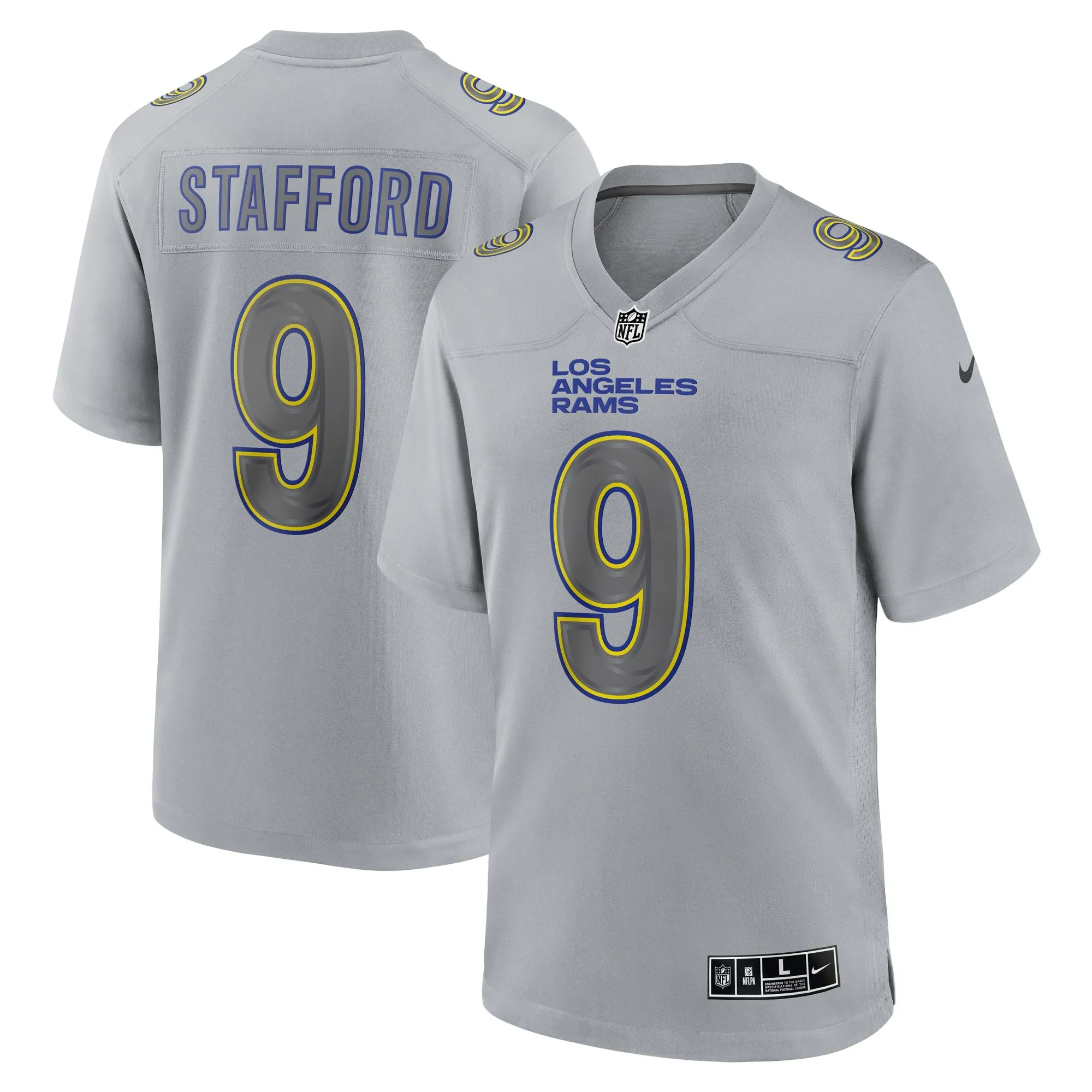 Matthew Stafford Los Angeles Rams  Atmosphere Fashion Game Jersey - Gray