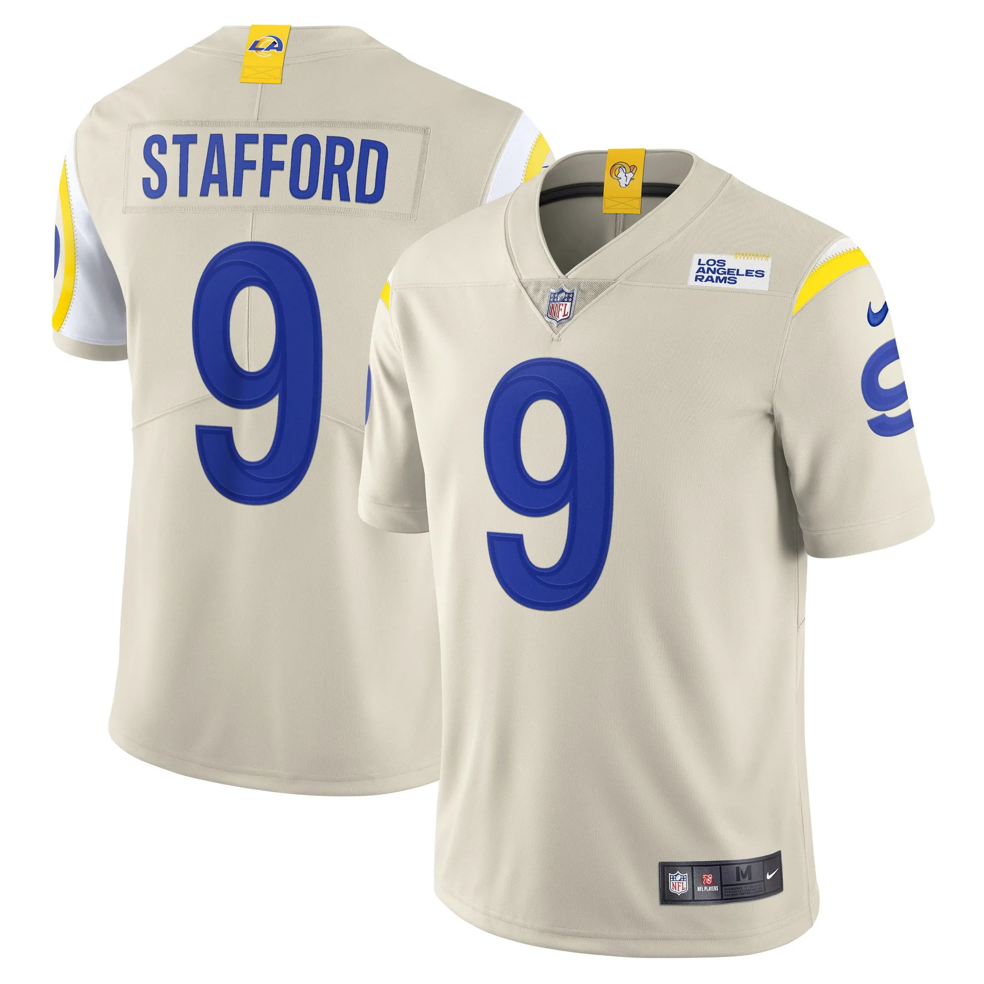 Matthew Stafford Los Angeles Rams  Vapor Limited Jersey - Bone