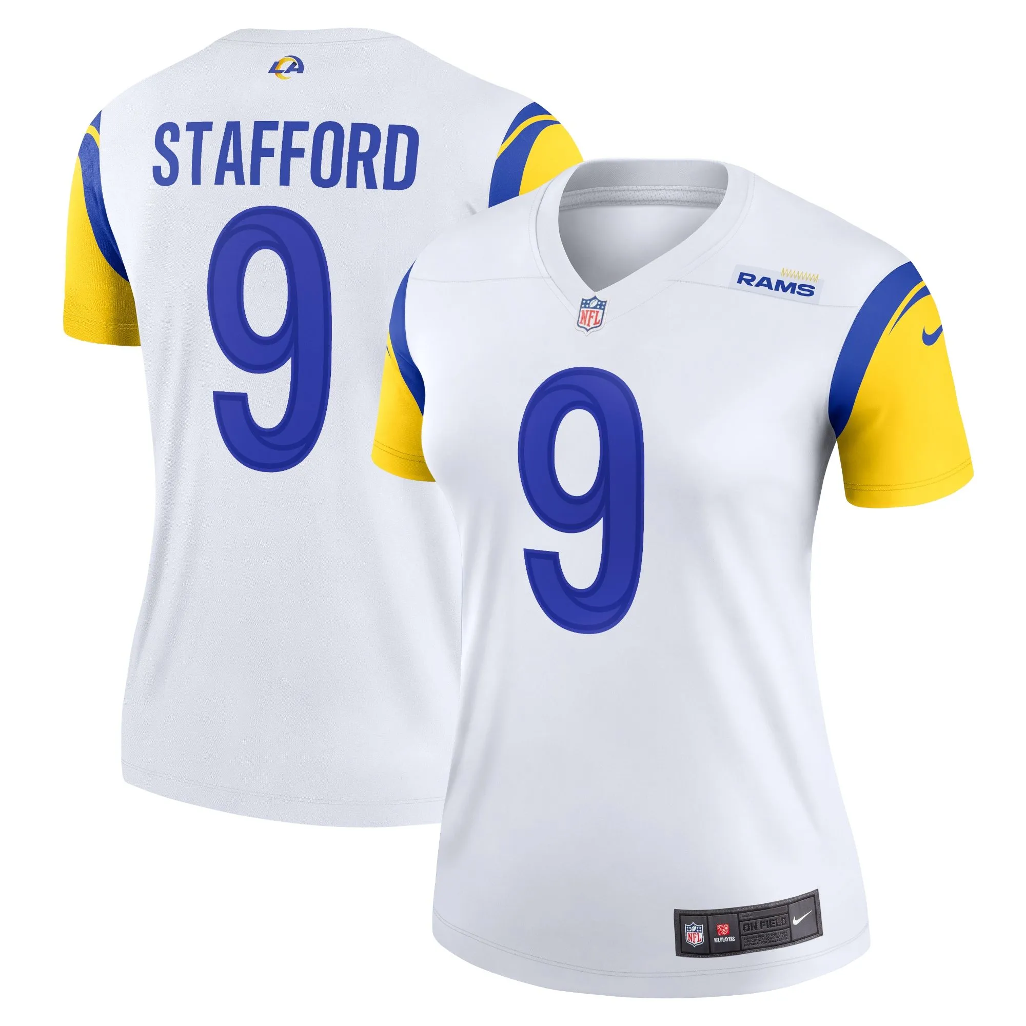 Matthew Stafford Los Angeles Rams  Women's Legend Jersey - White