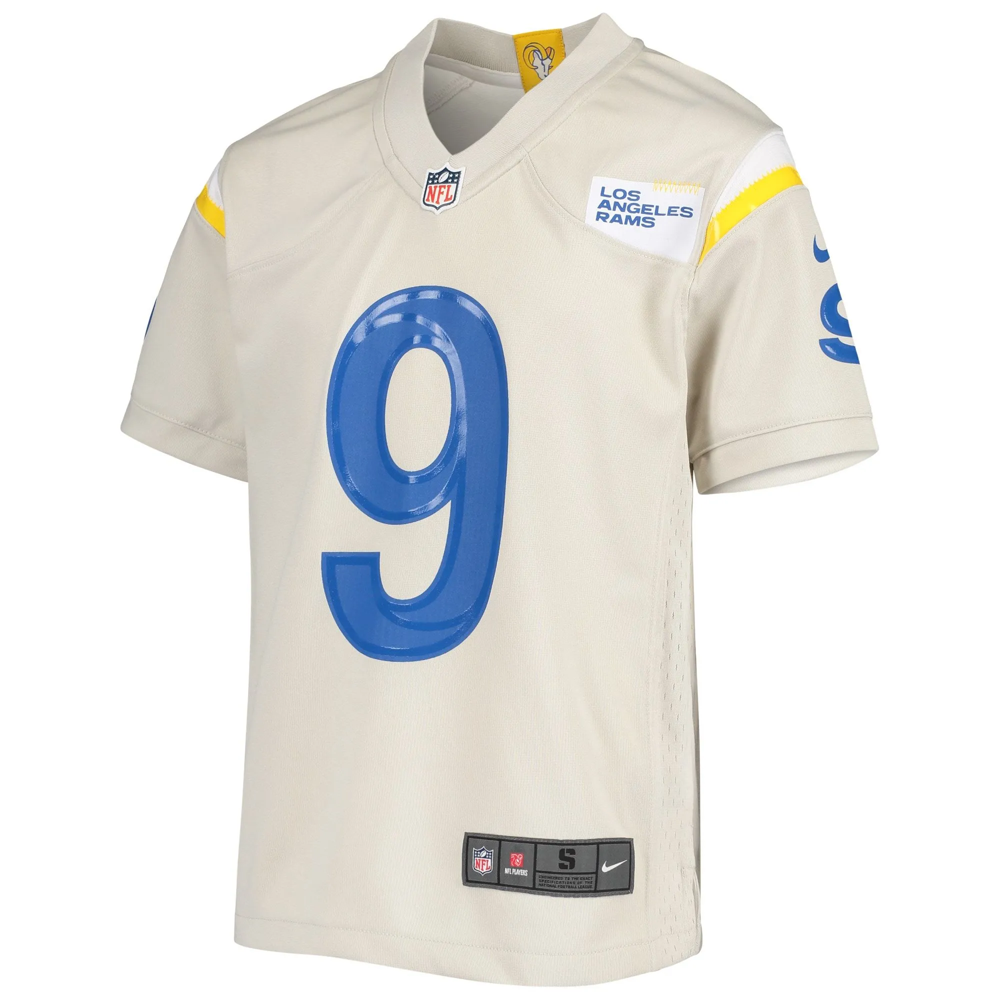 Matthew Stafford Los Angeles Rams  Youth Game Jersey - Cream