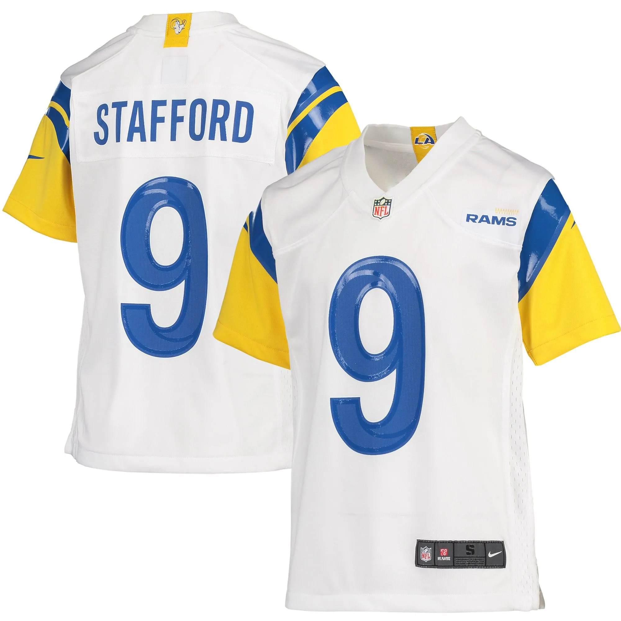 Matthew Stafford Los Angeles Rams  Youth Game Jersey - White