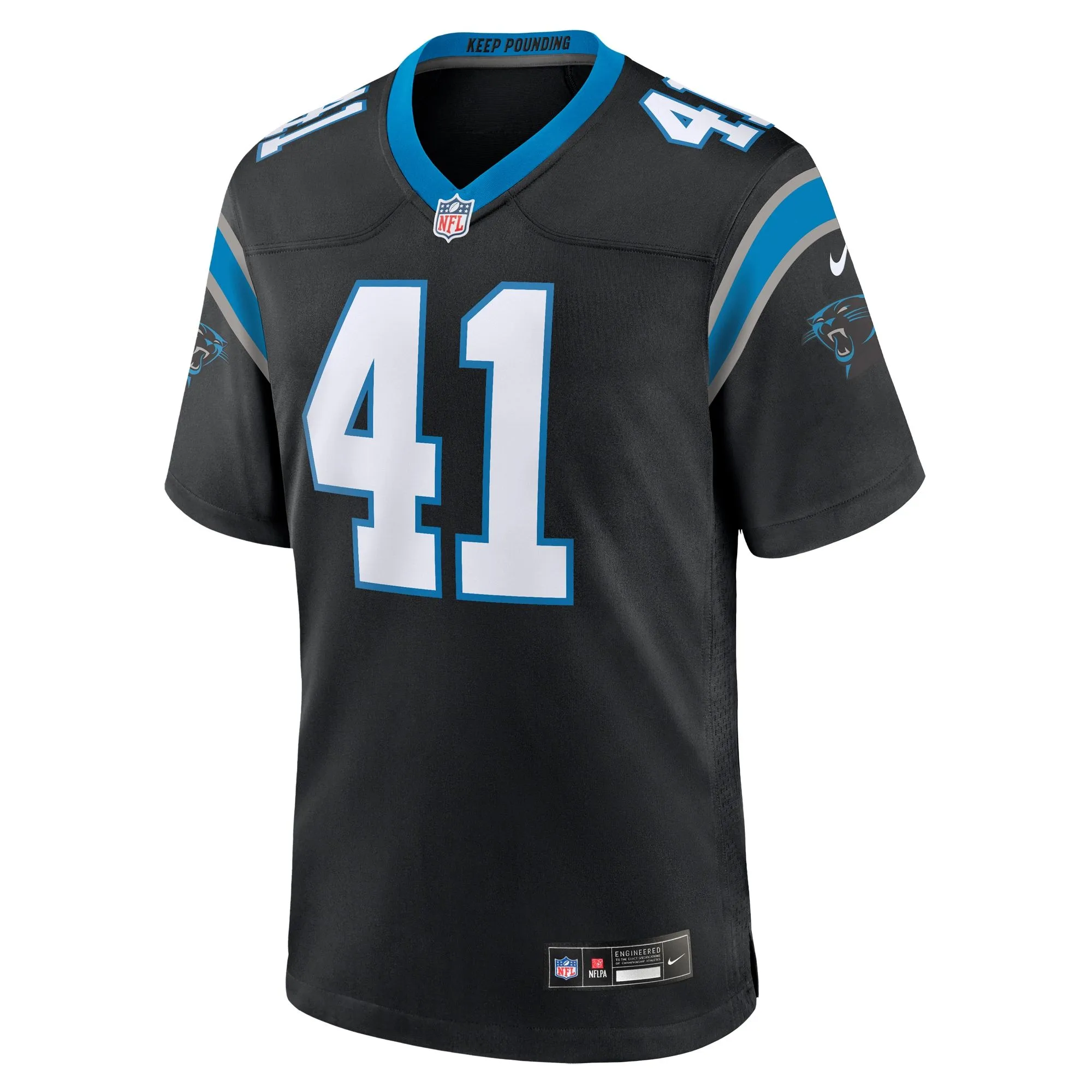 Matthias Farley Carolina Panthers   Game Jersey -  Black