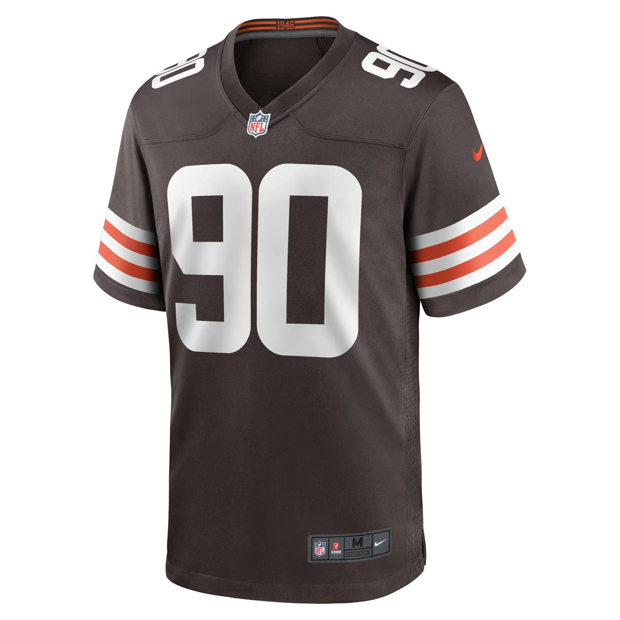 Maurice Hurst Cleveland Browns  Game Player Jersey - Brown