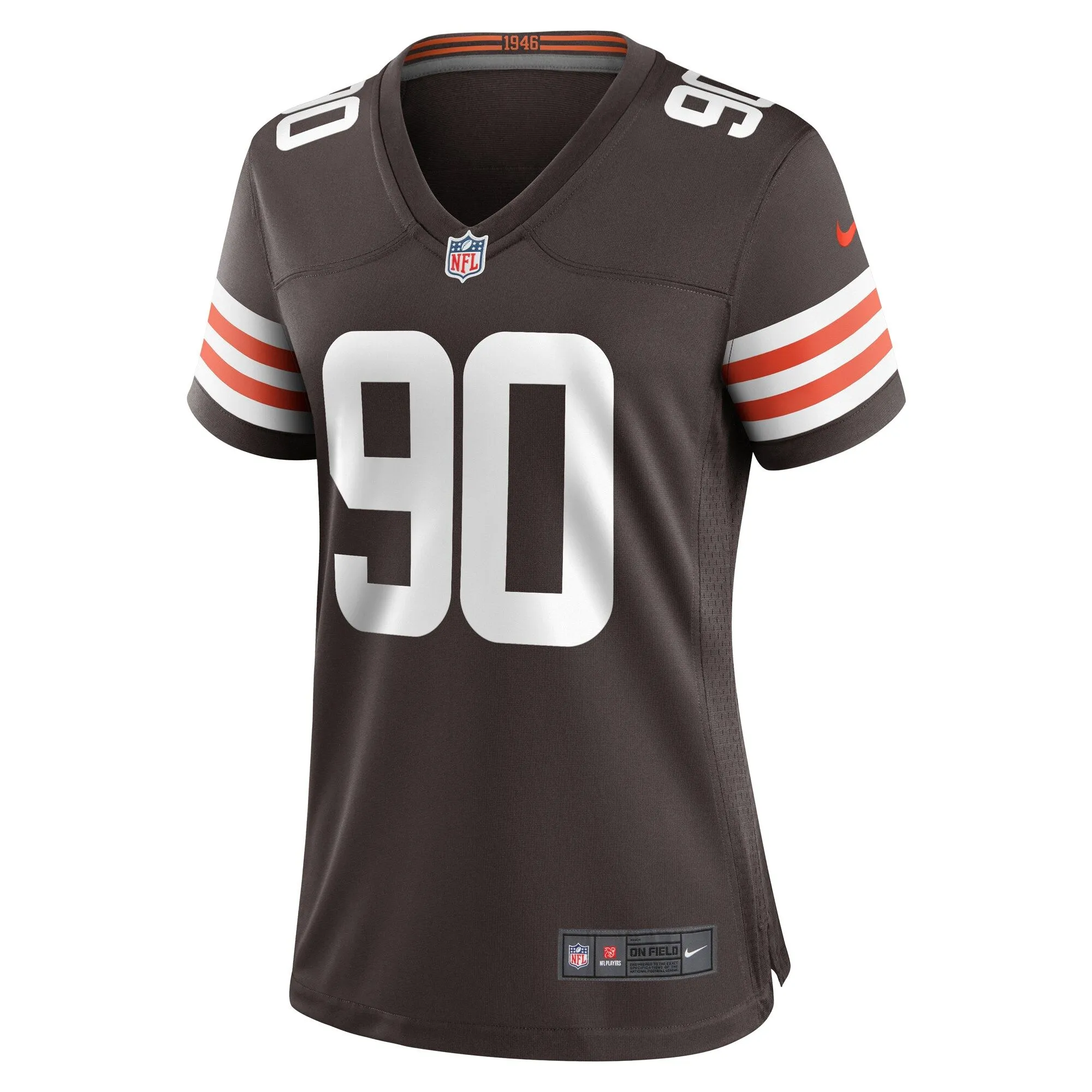 Maurice Hurst Cleveland Browns  Women's  Women's All Player Jersey - Brown